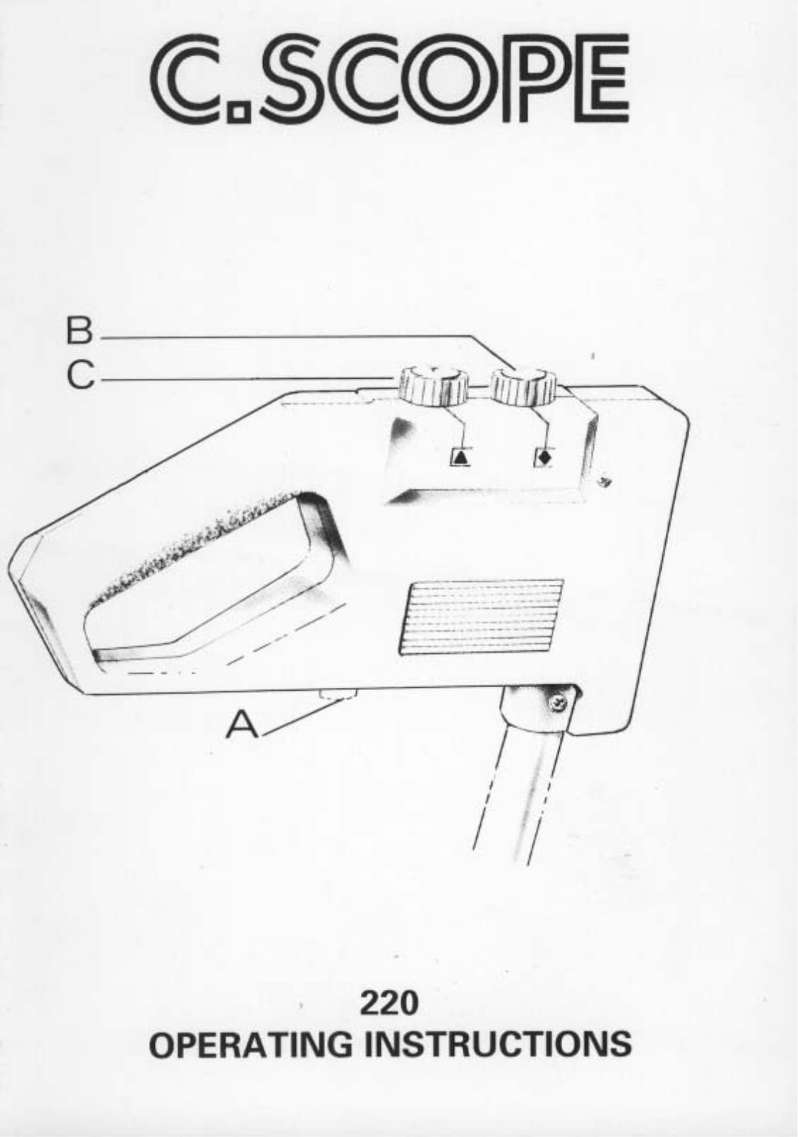 C-scope CS220 User Manual