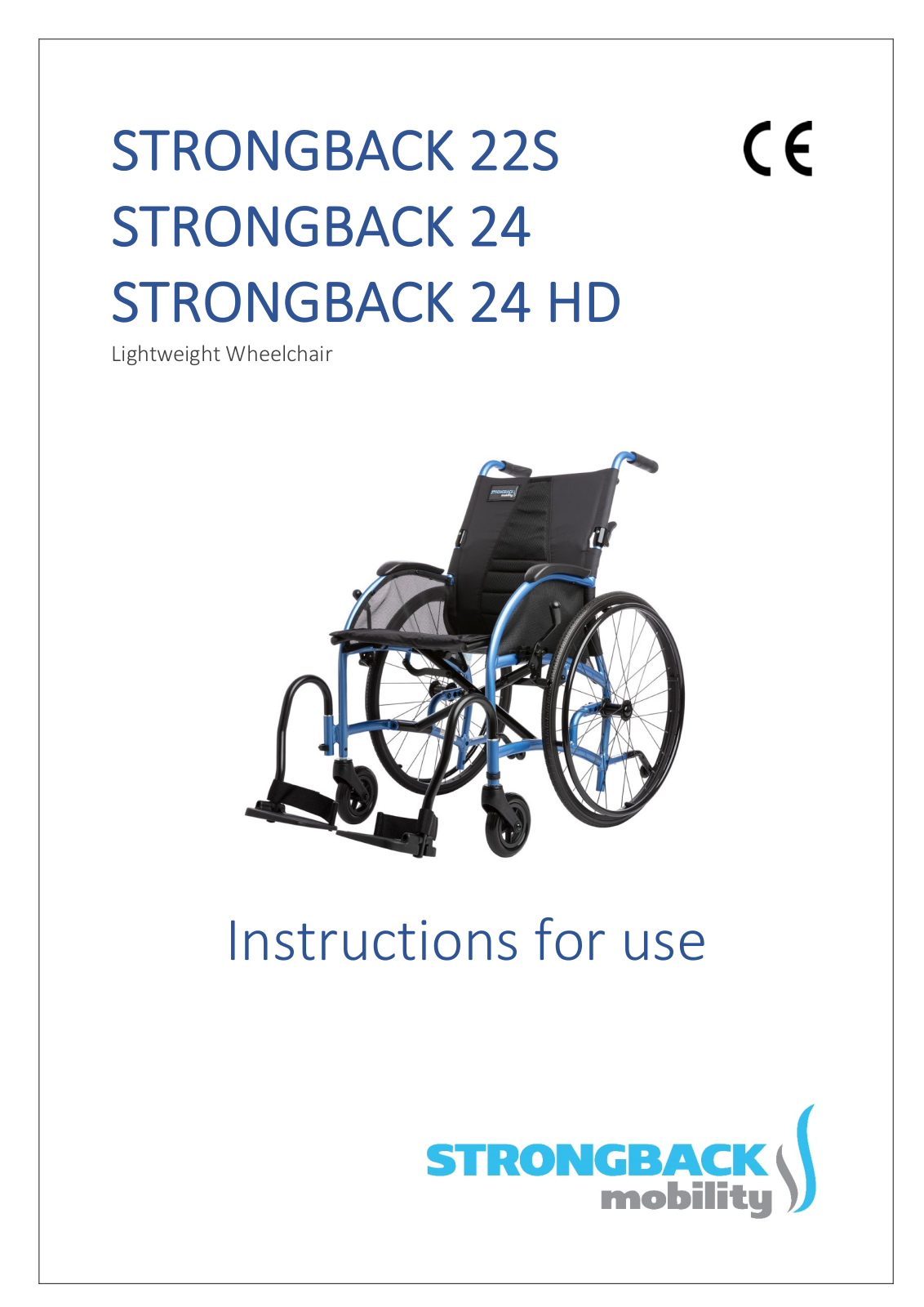 Strongback Mobility 22S, 24, 24 HD User Manual - ManualMachine.com