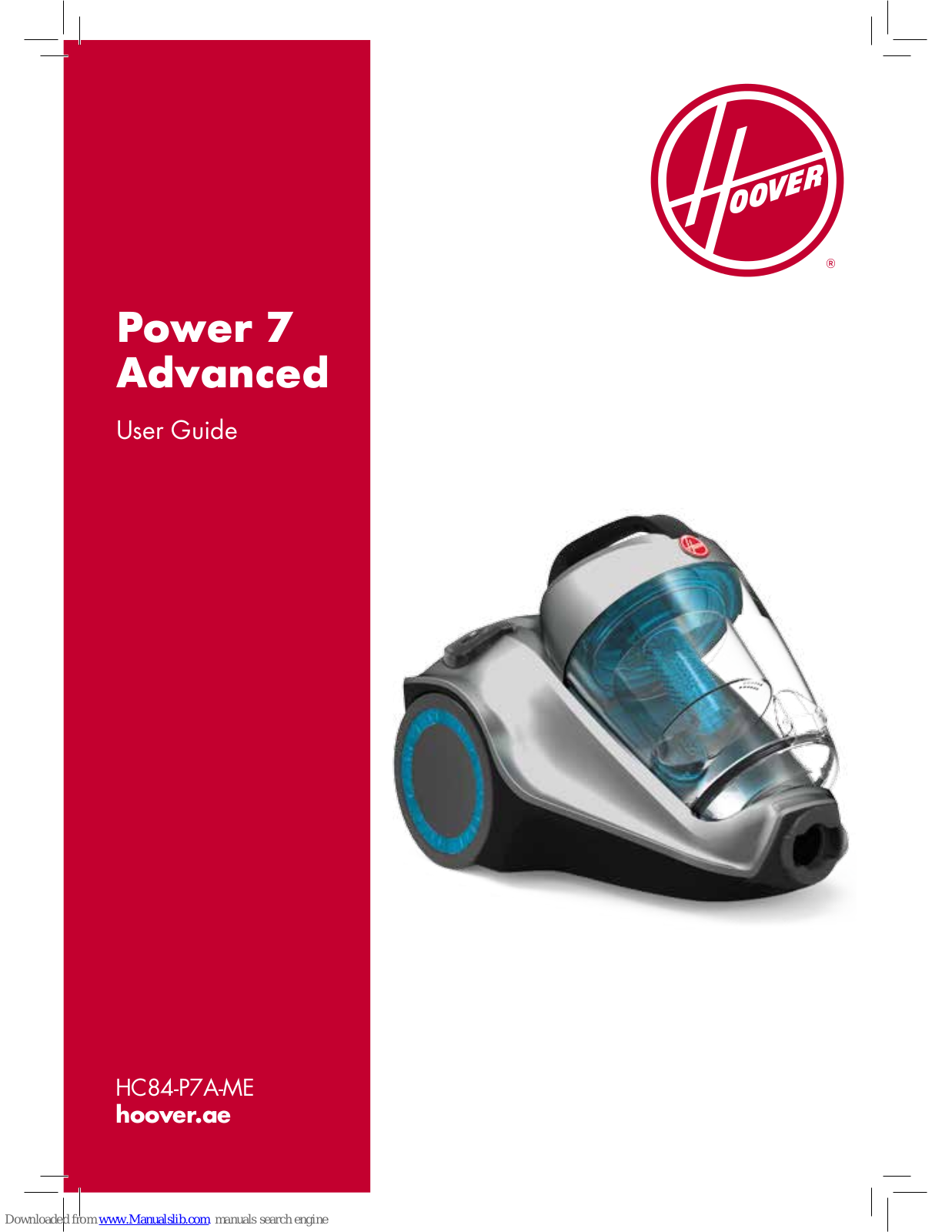 Hoover Power 7 Advanced User Manual