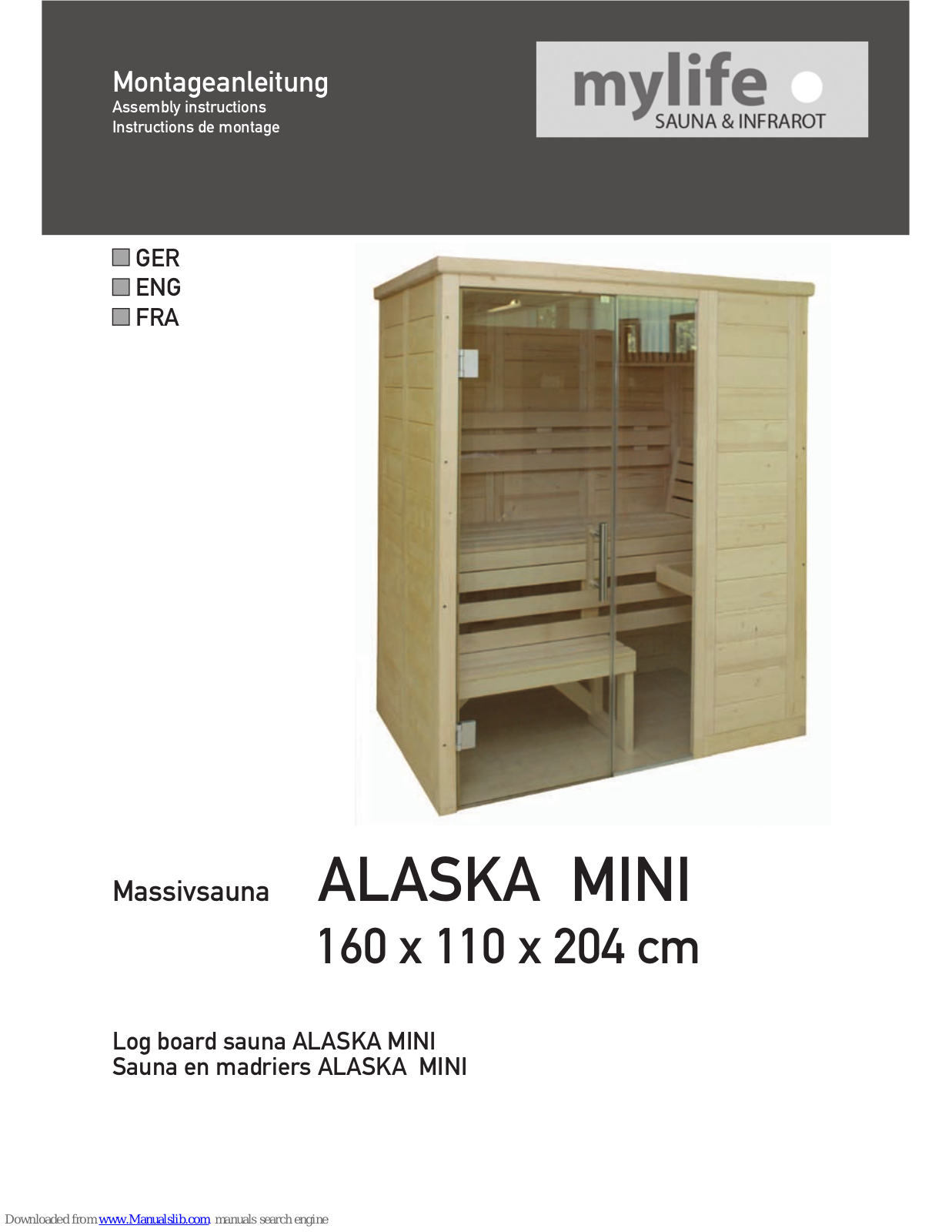 Sentiotec ALASKA MINI Assembly Instructions Manual