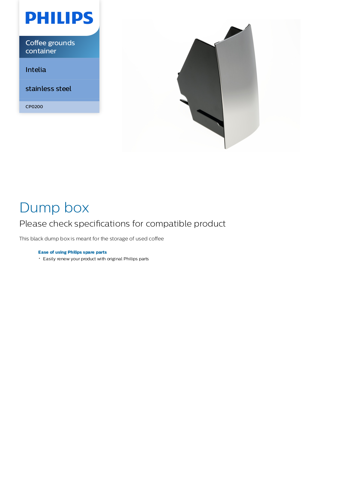Philips CP0200/01 leaflet - ManualMachine.com