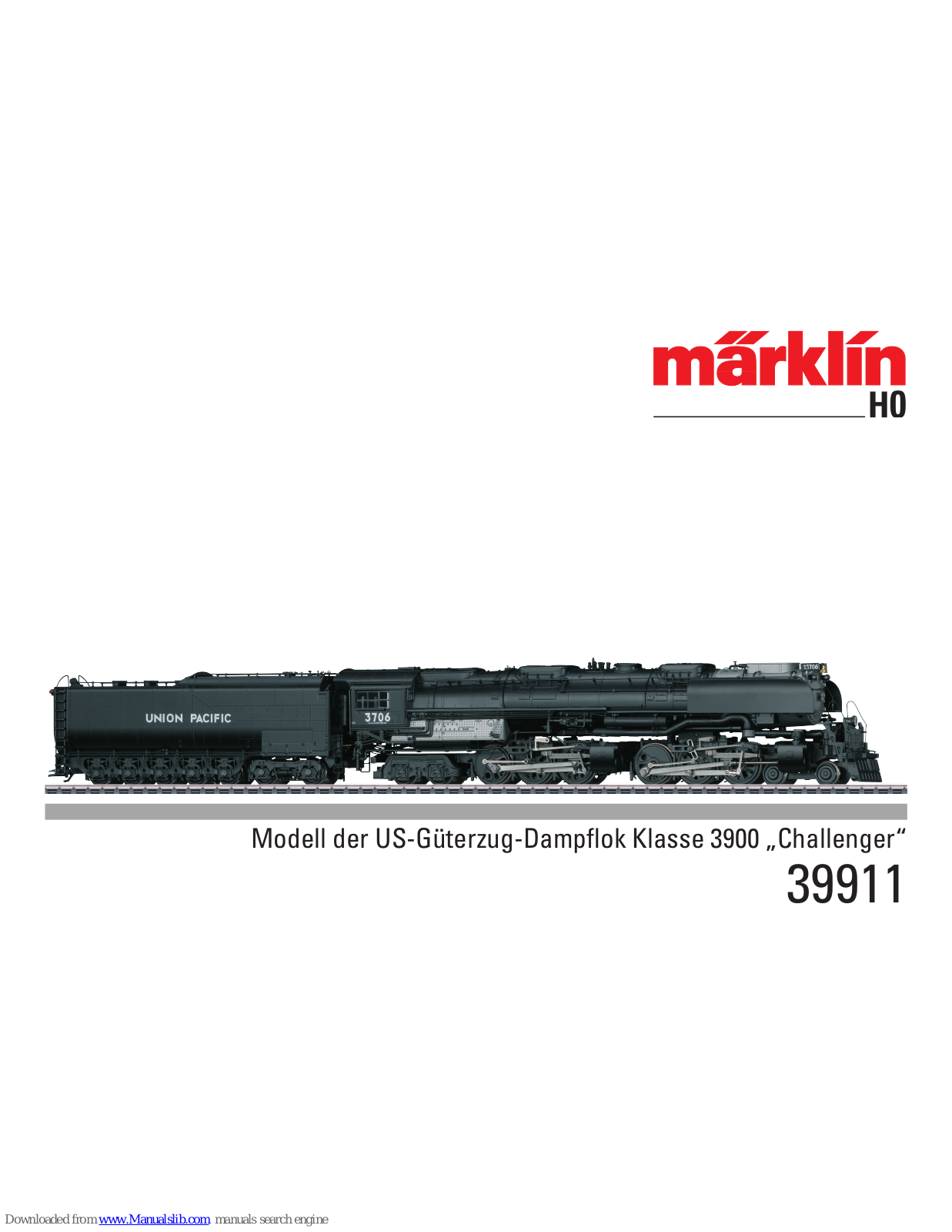 Märklin 39911 User Manual - ManualMachine.com