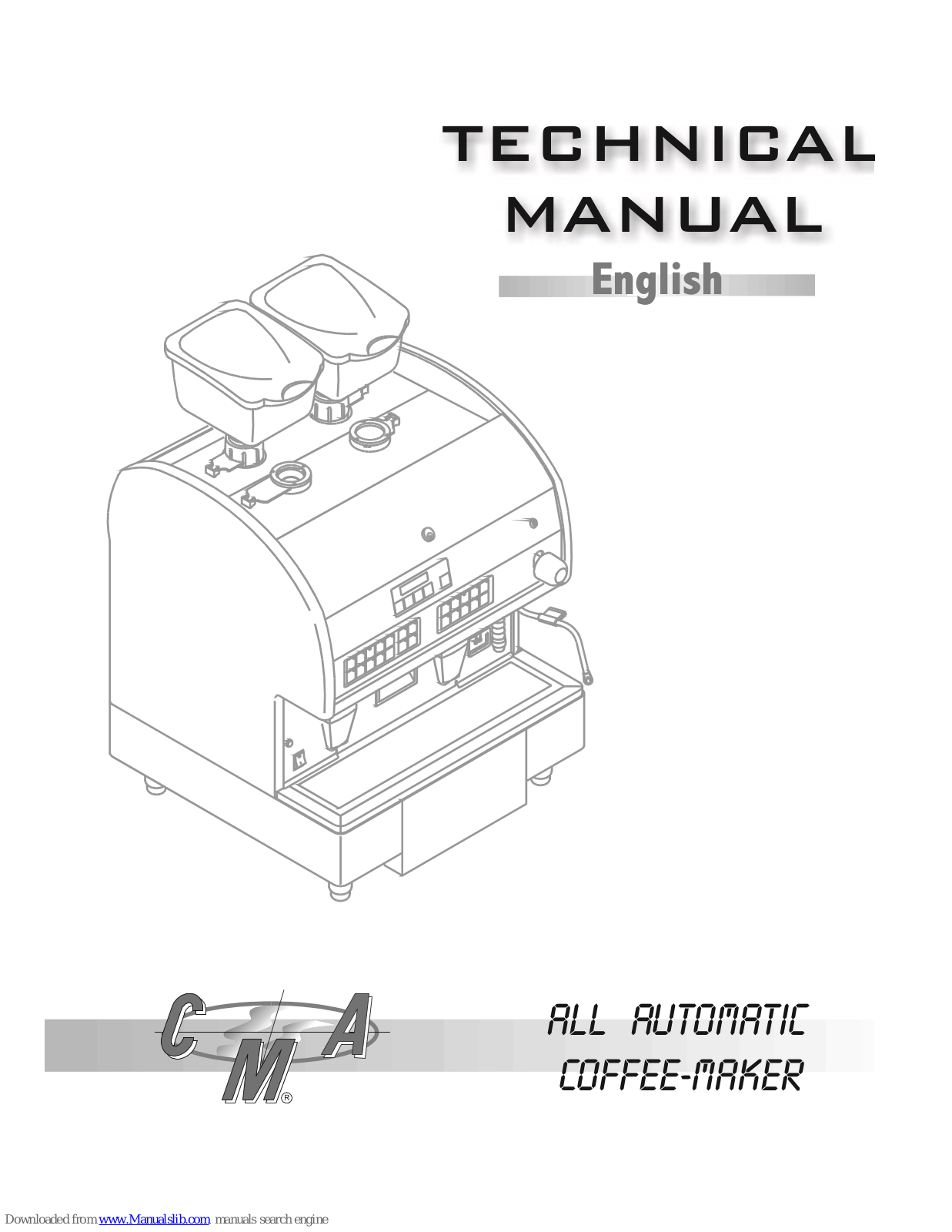 CMA Dishmachines AKC, AK Technical Manual