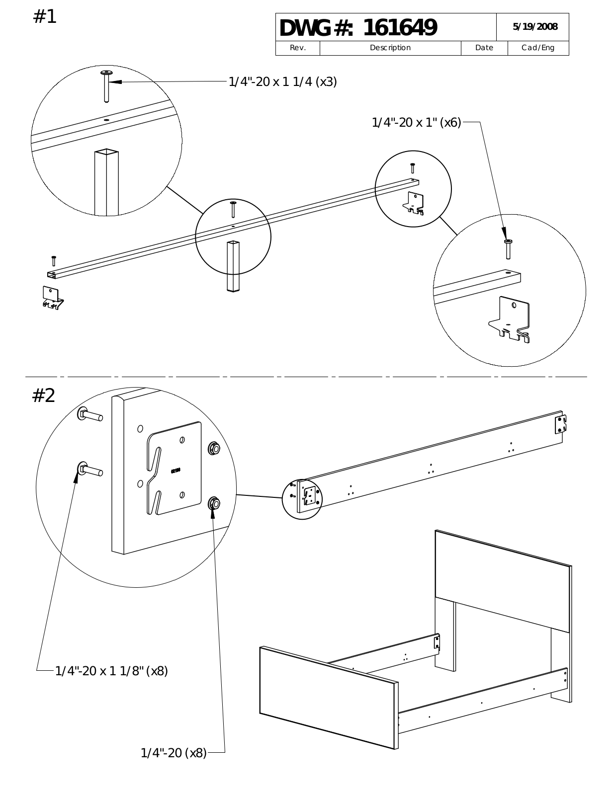 Ashley B224575496, B224585697 Assembly Guide