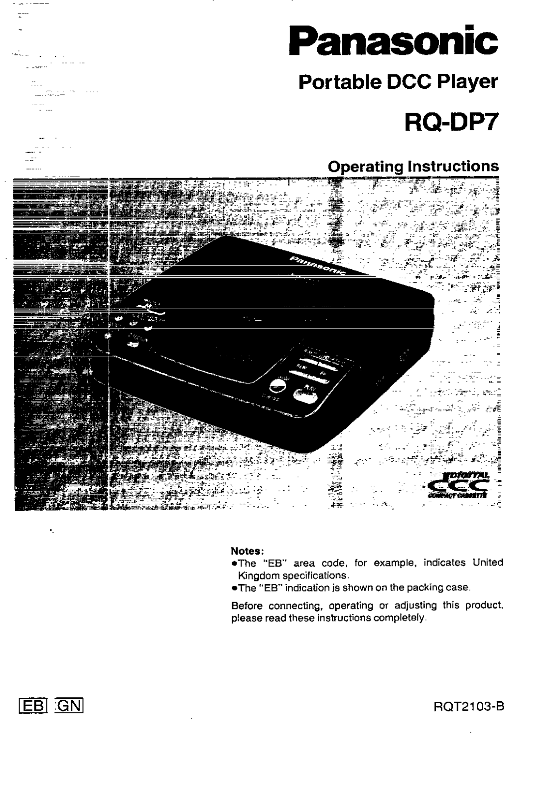 Panasonic RQ-DP7 User Manual