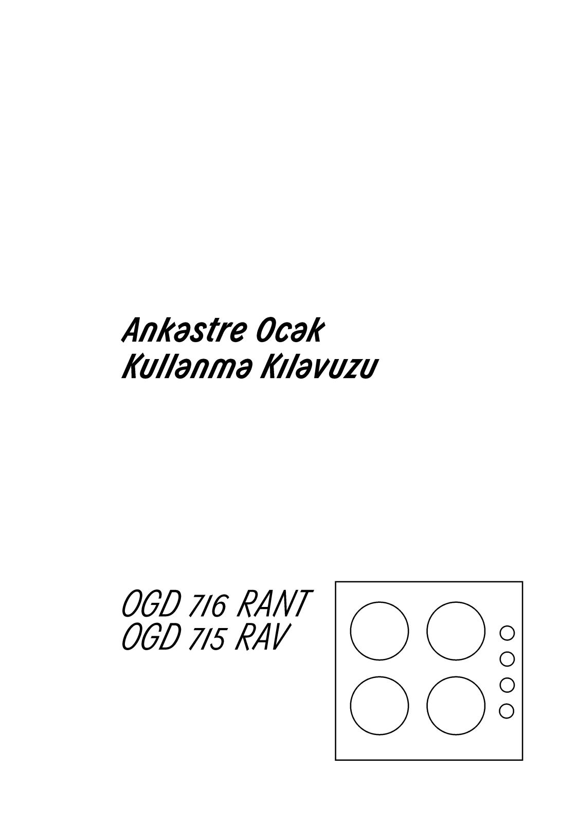 Arçelik OGD715RAV User manual