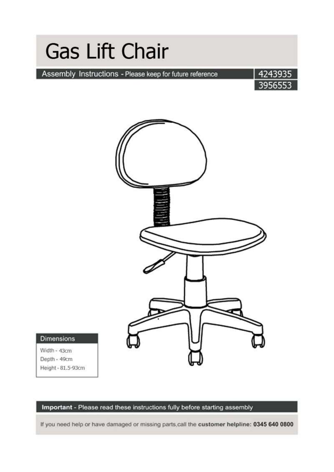 Argos 4243935, 3956553 User guide - ManualMachine.com