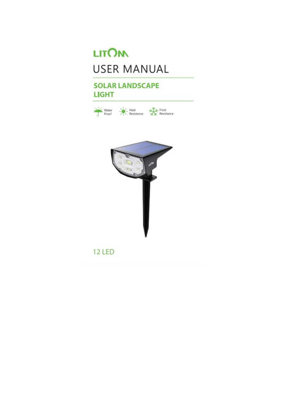 LITOM ITOM1001 Installation & Assembly - ManualMachine.com