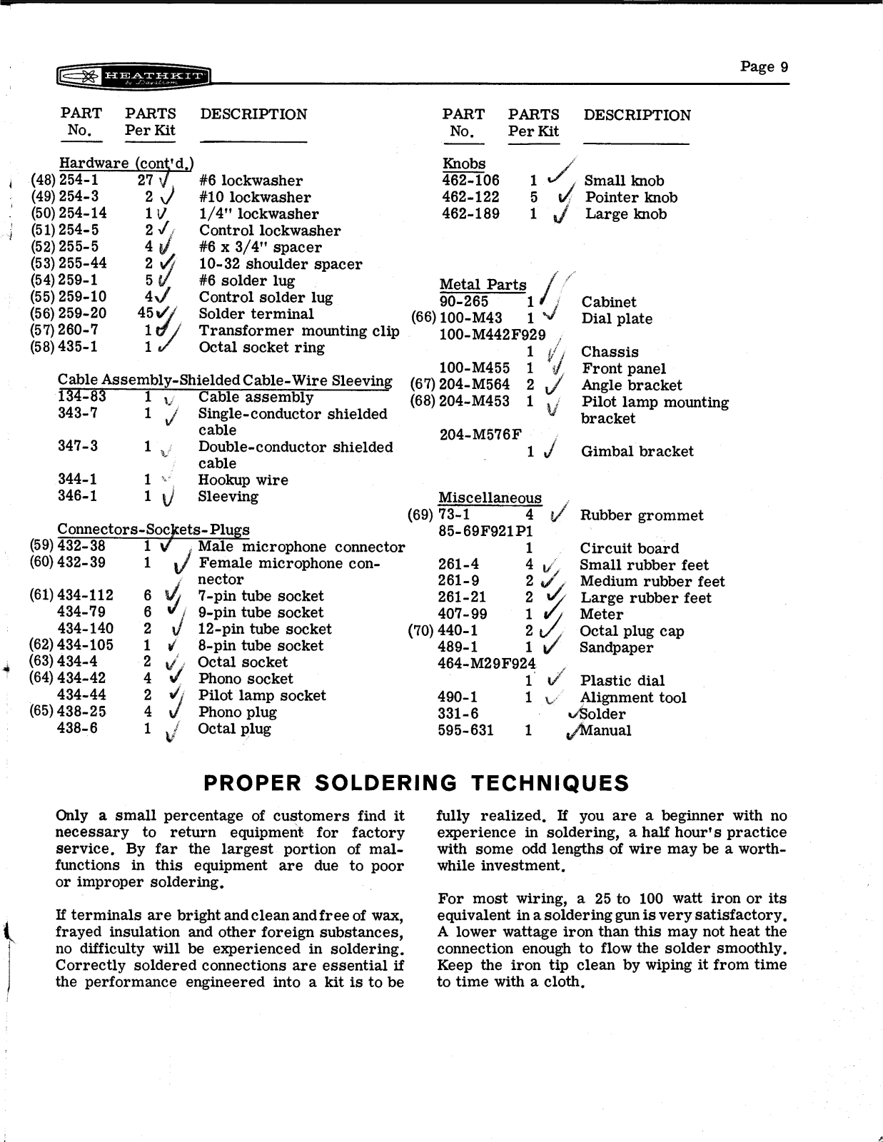 HEATHKIT HW-12a User Manual (PAGE 09)