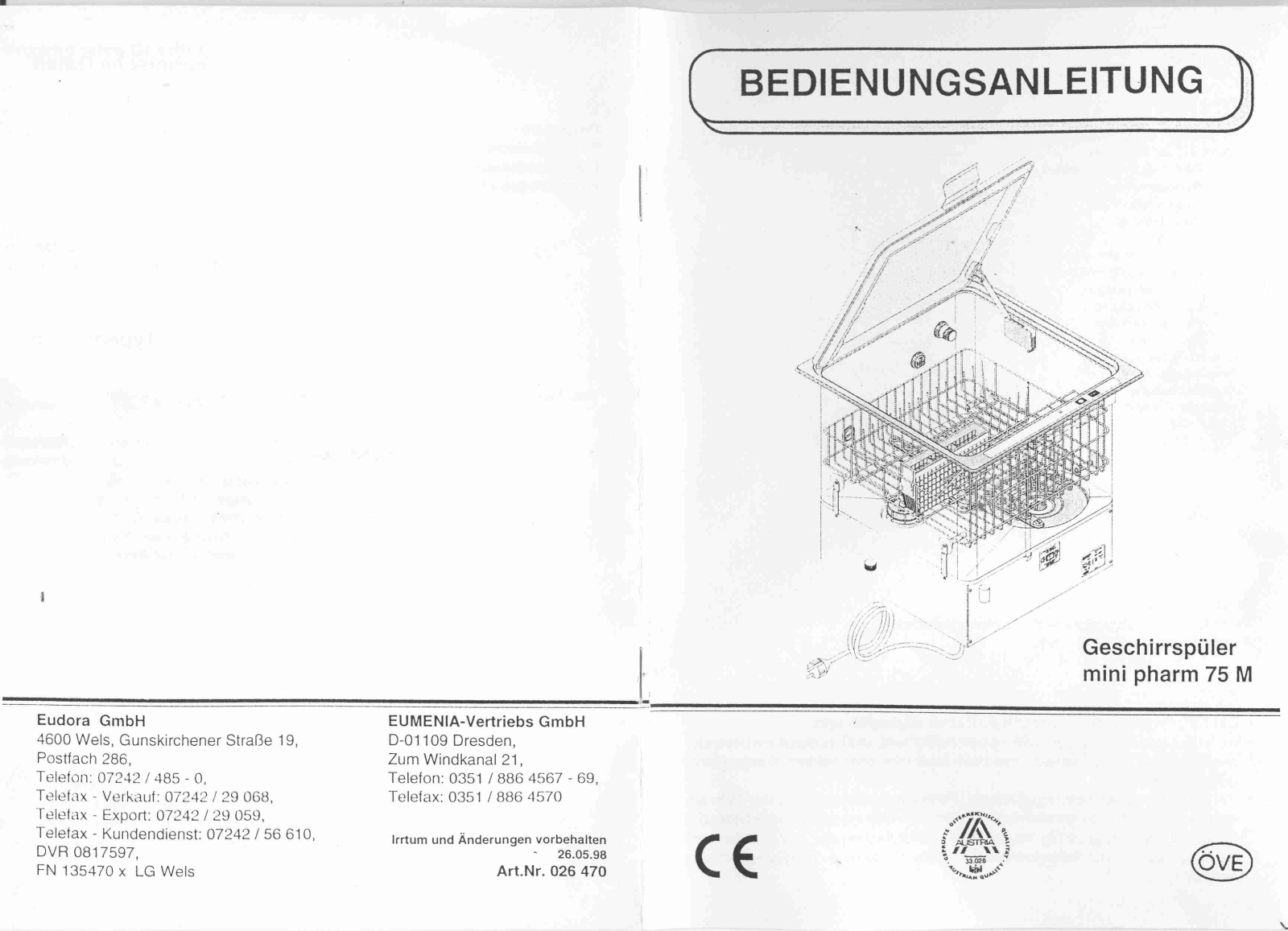 Eudora mini pharm 75 M User Manual - ManualMachine.com