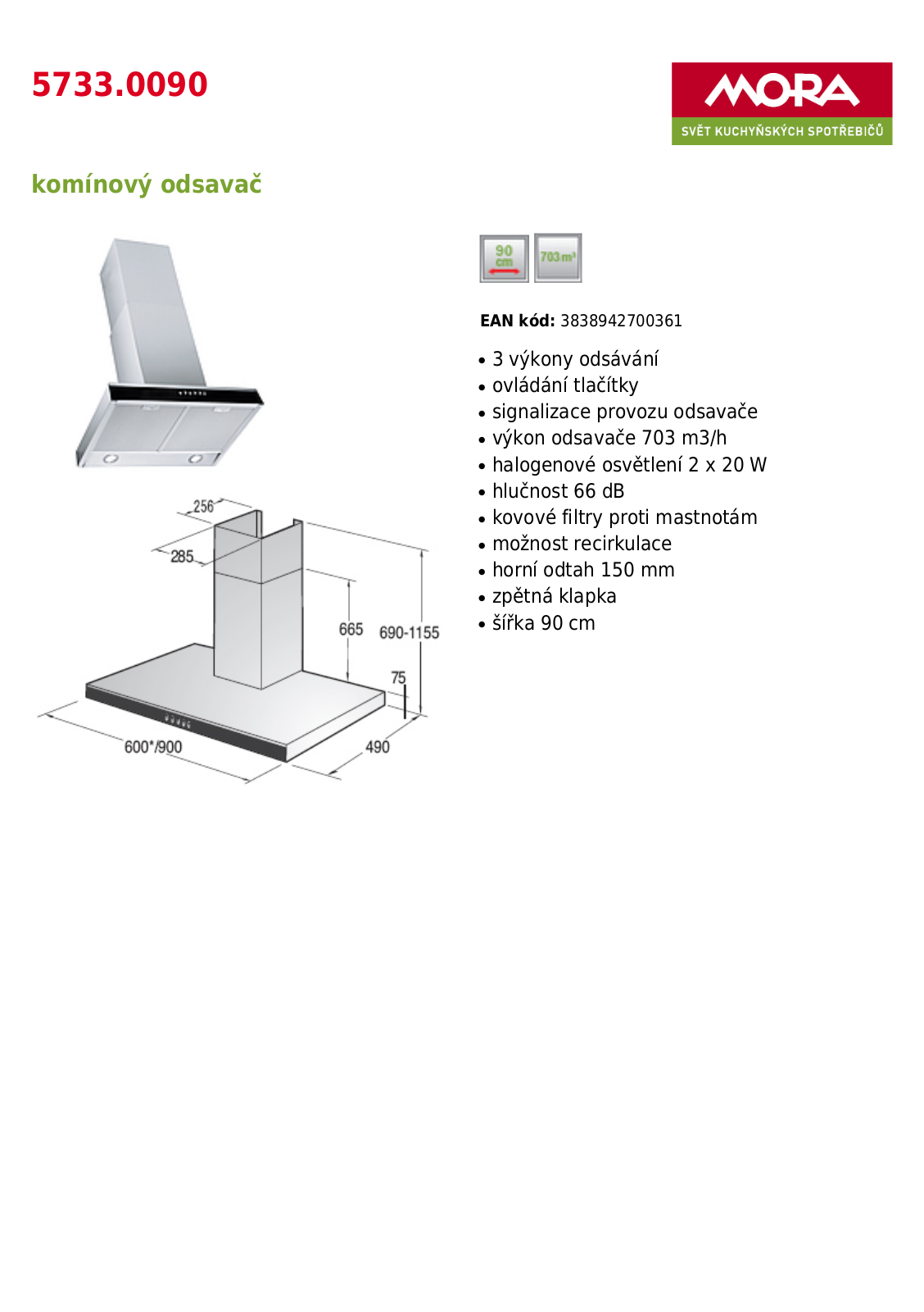 Mora OP 5733.0090 User Manual