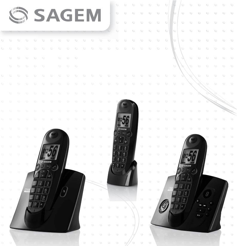 SAGEM D56T, D56T Trio, D56T Duo User Manual