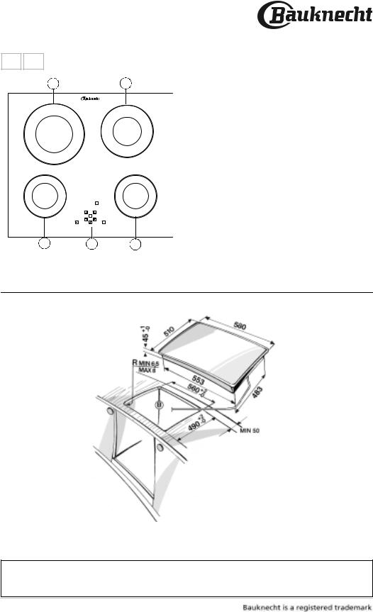 bauknecht ETII 6640 PRODUCT SHEET