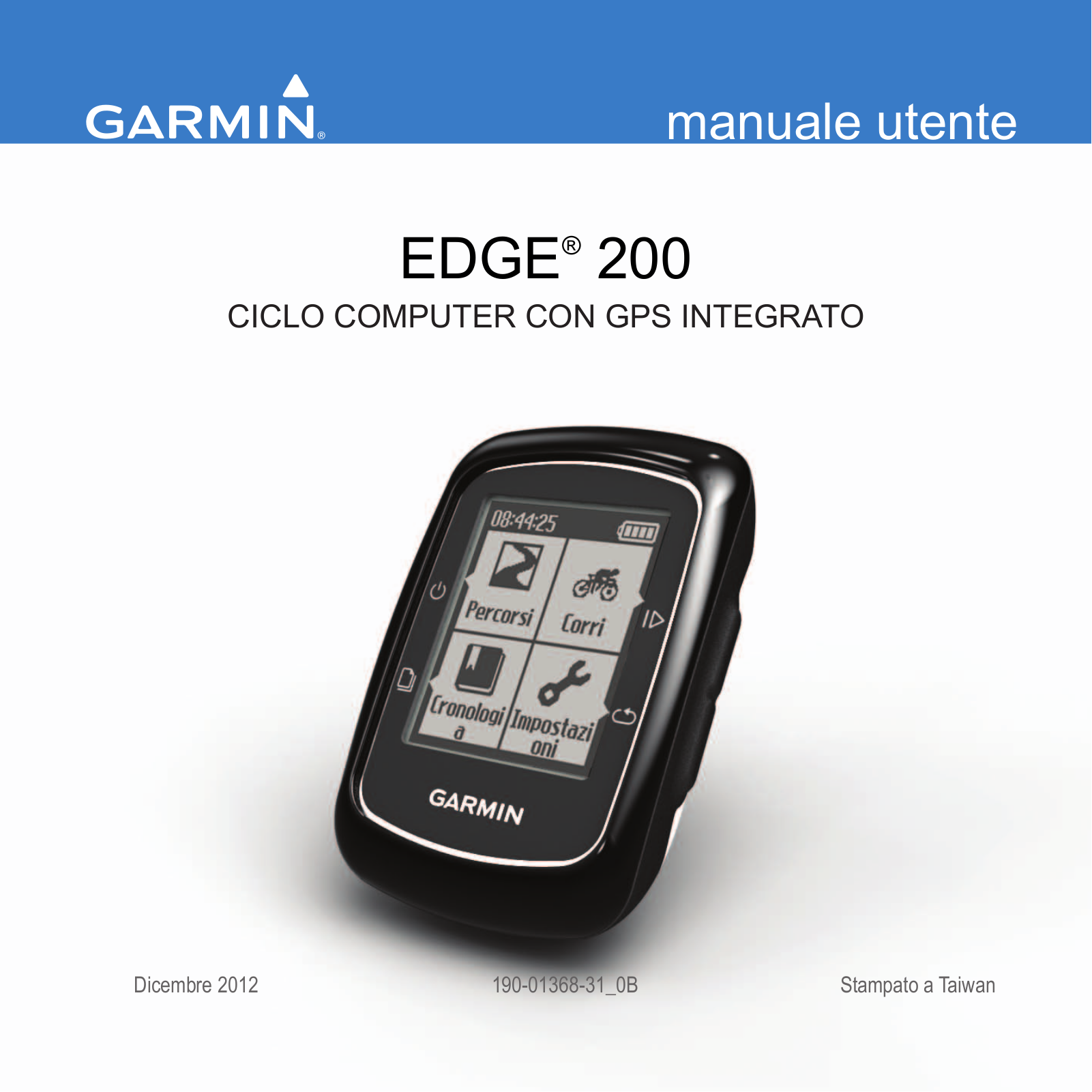 Garmin Edge 200 User Manual