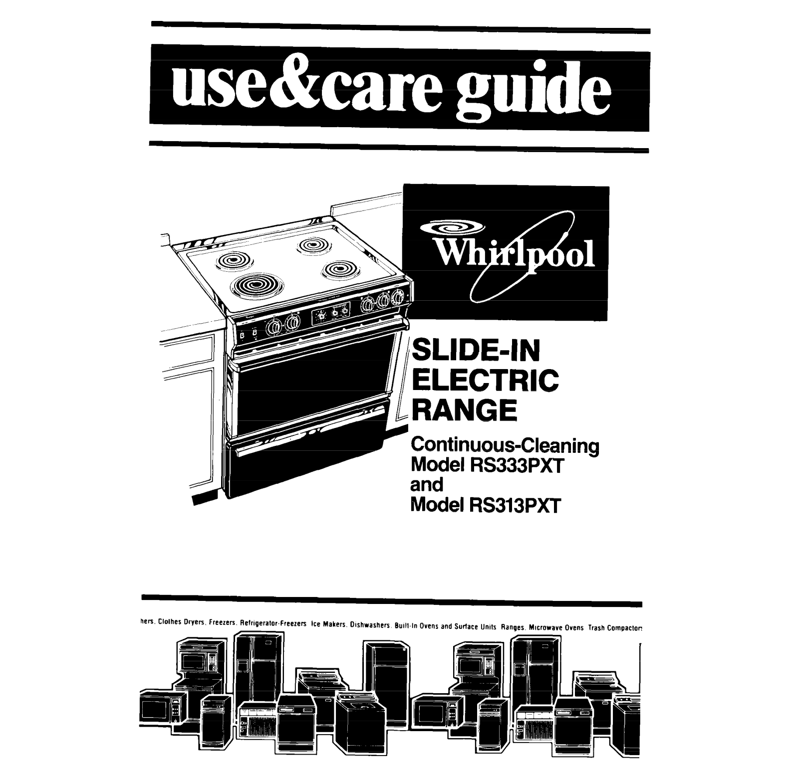 Whirlpool RS313PXT, RS333PXT User Manual - ManualMachine.com