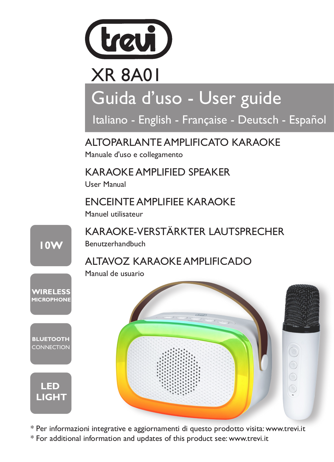 Trevi XR 8A01 User guide - ManualMachine.com
