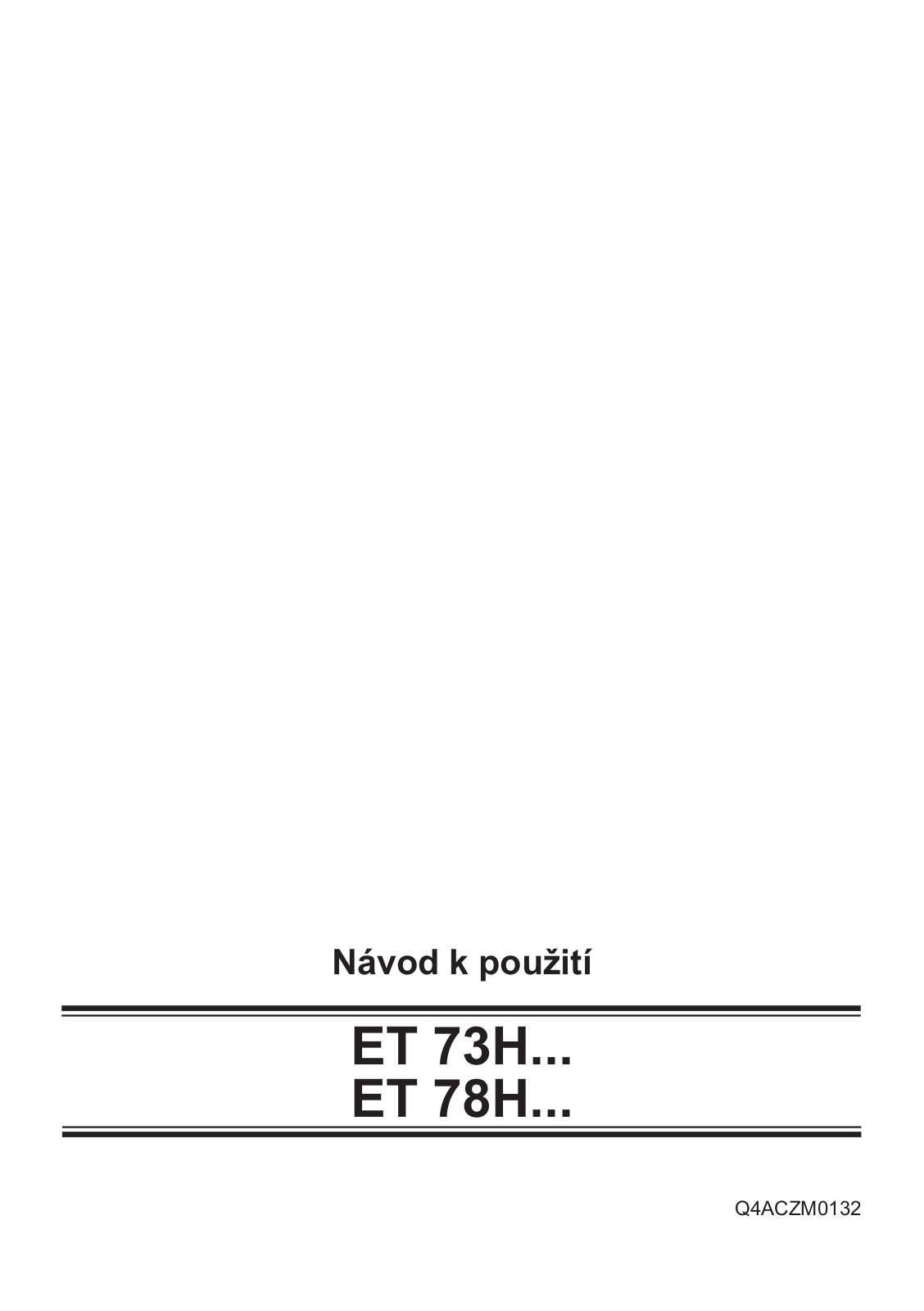 Siemens ET 73H502 User Manual