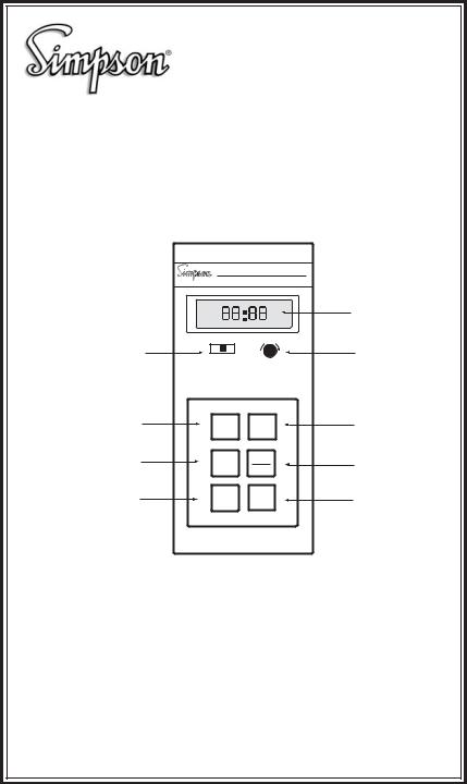 Simpson 897 User Manual