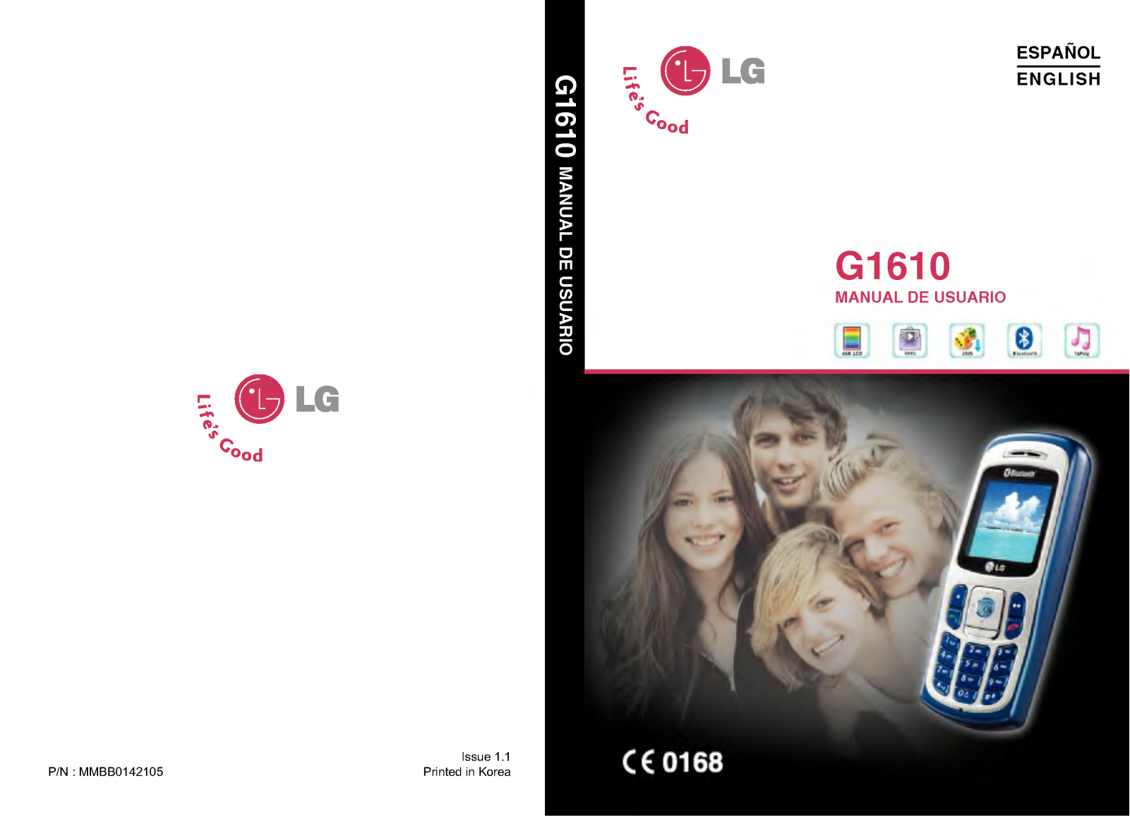 Lg G1610 User Manual