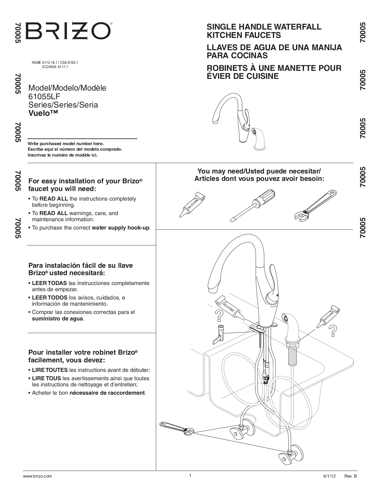 Factory Direct Hardware 61055LF User Manual