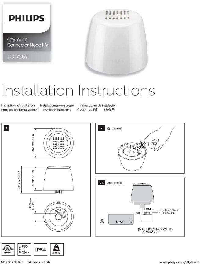 Philips LLC7262 User Manual