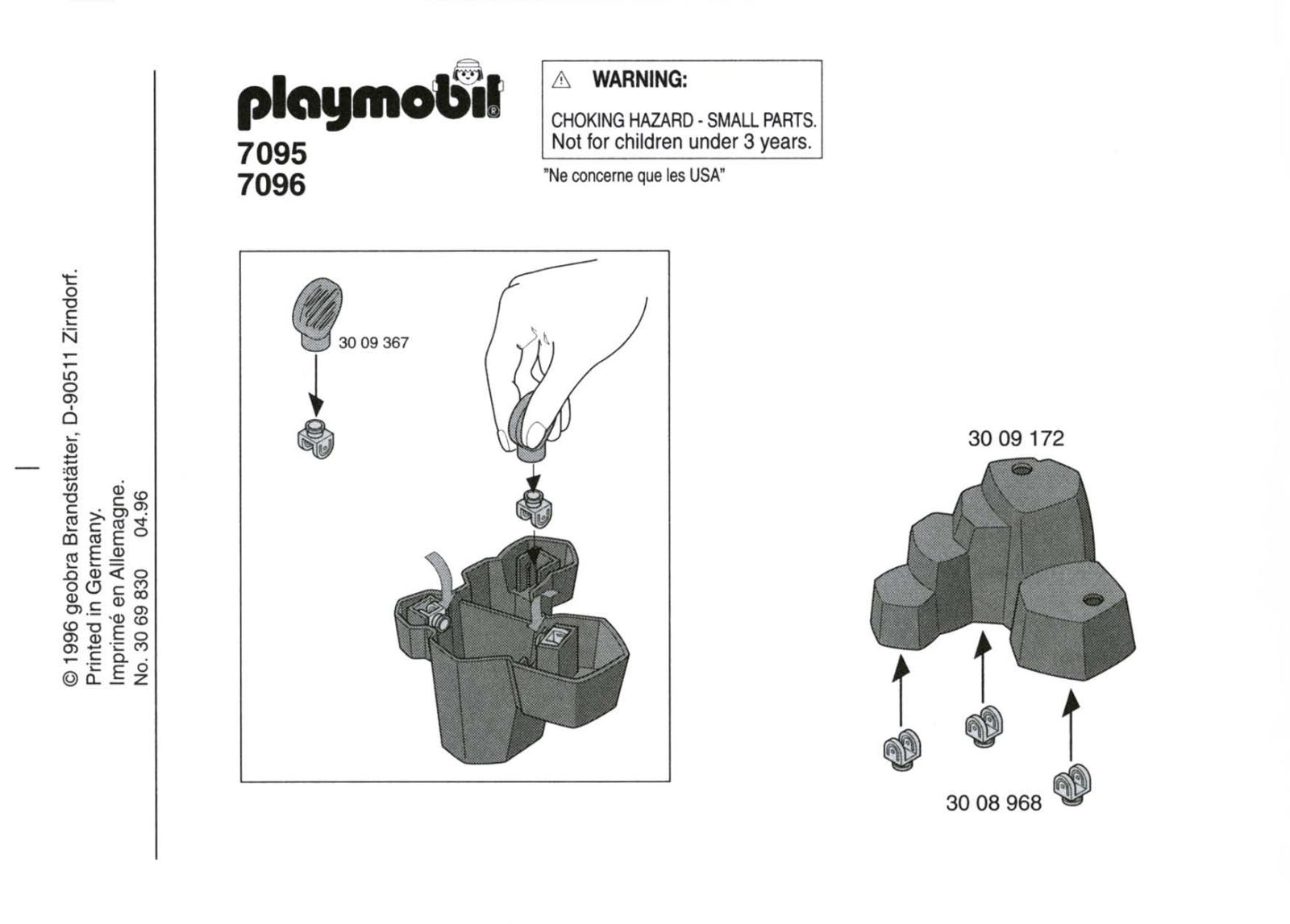 Playmobil 7096 Instructions