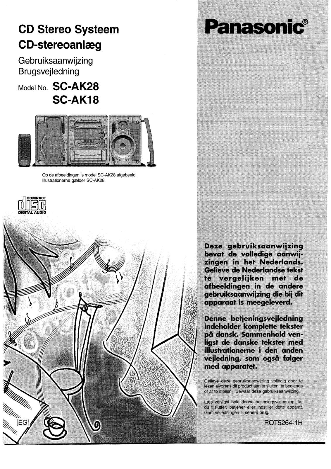 Panasonic SC-AK18, SC-AK28 User Manual