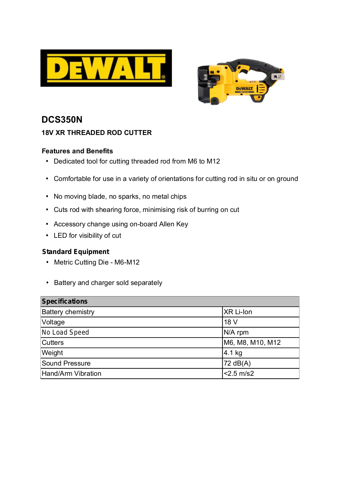 DeWALT DCS350N User manual - ManualMachine.com
