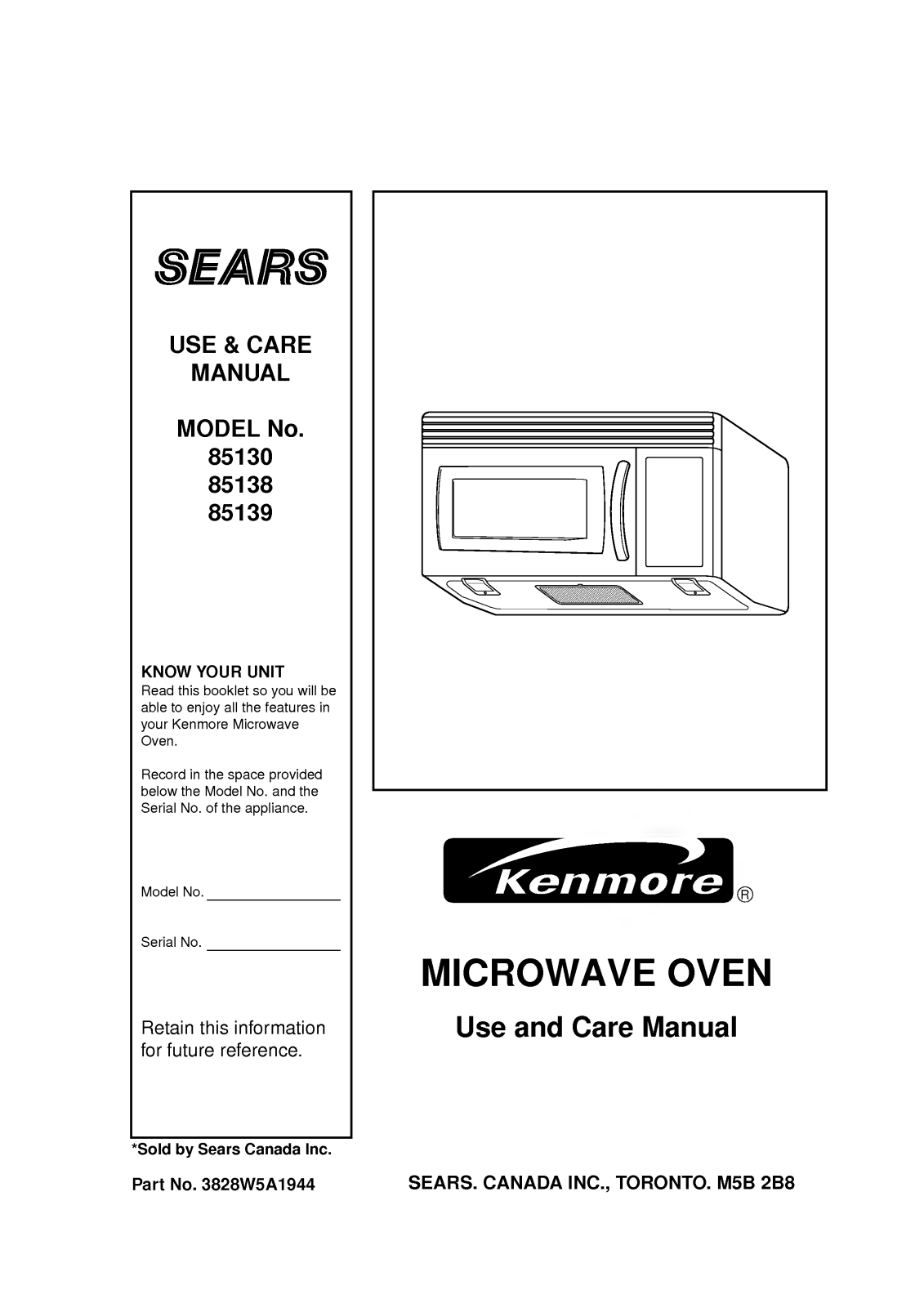 LG 85130, 85138 User Manual