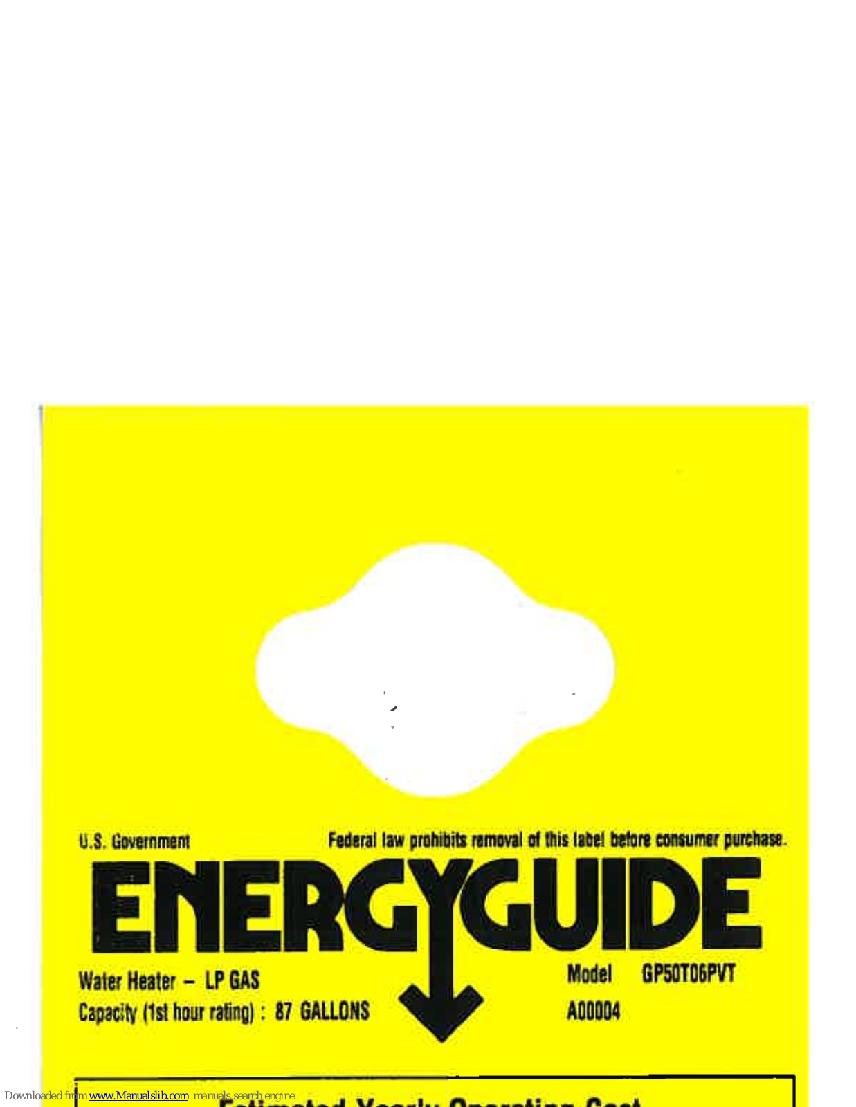 GE GP50T06PVT Energy Manual