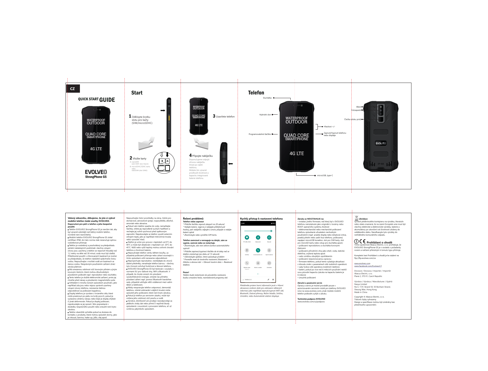 Evolveo StrongPhone G5 User Manual