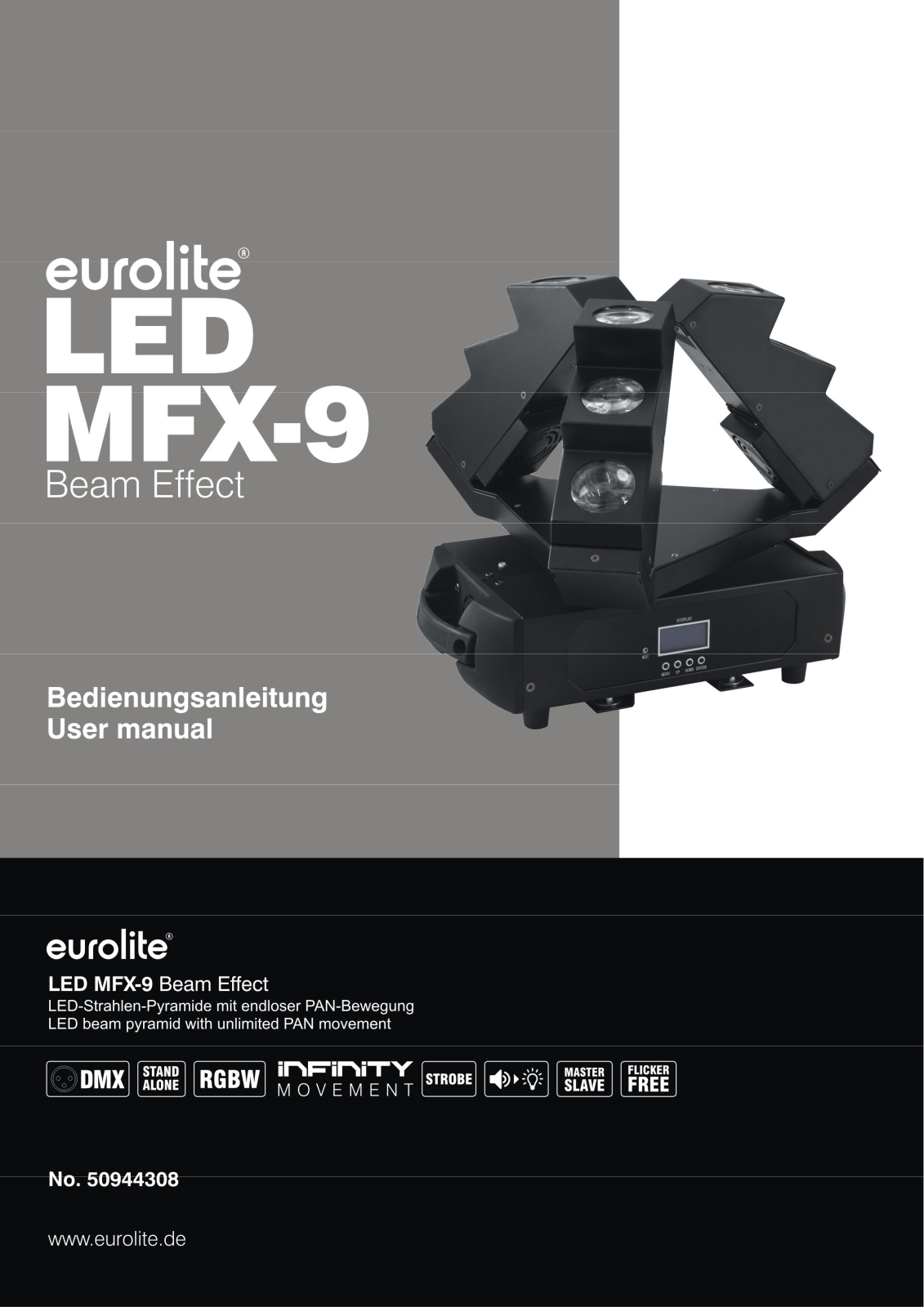 Eurolite LED MFX-9 operation manual