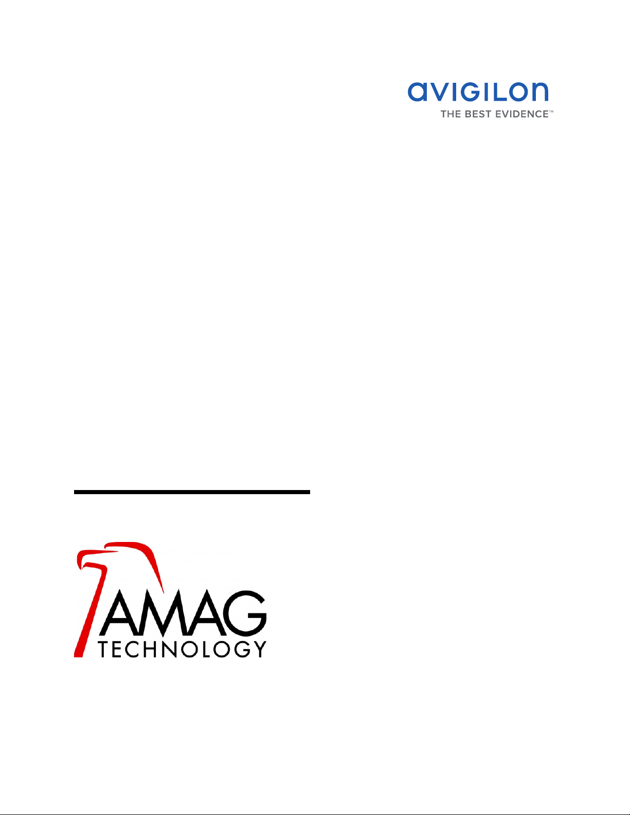 Avigilon AMAG Symmetry Integration User Manual