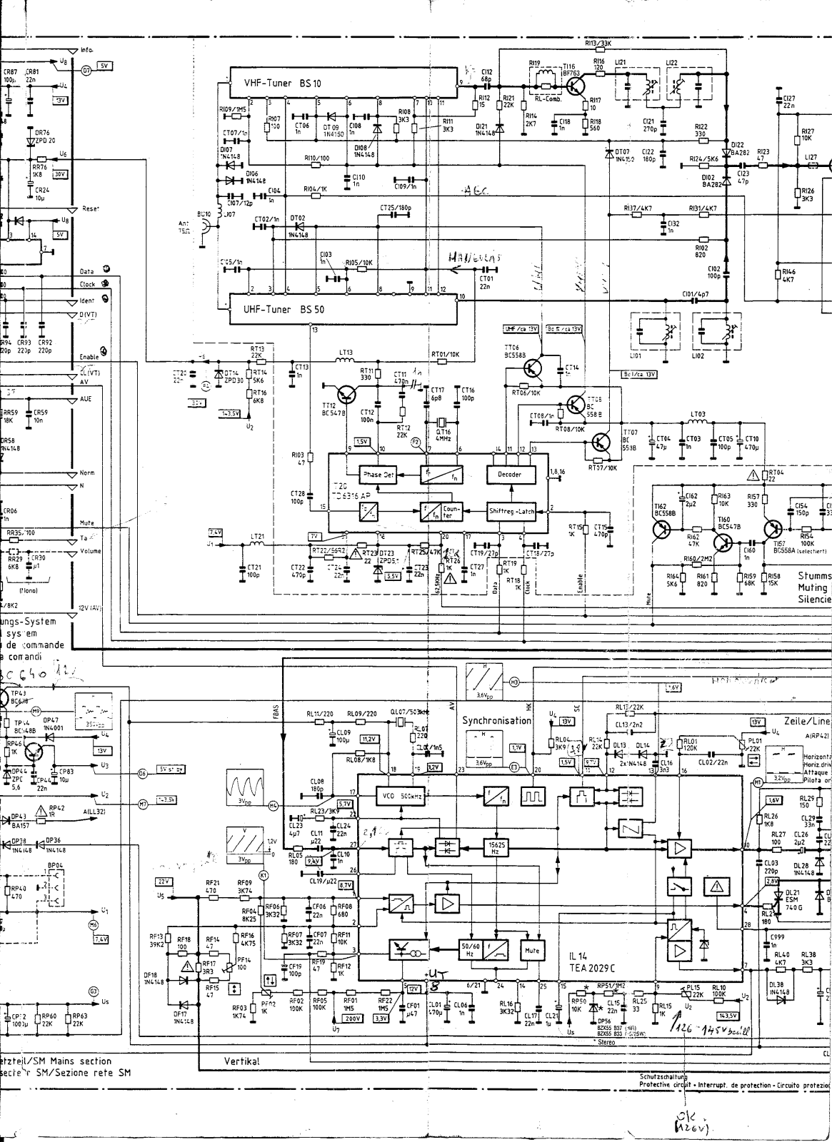 Telefunken A-540 Schematic