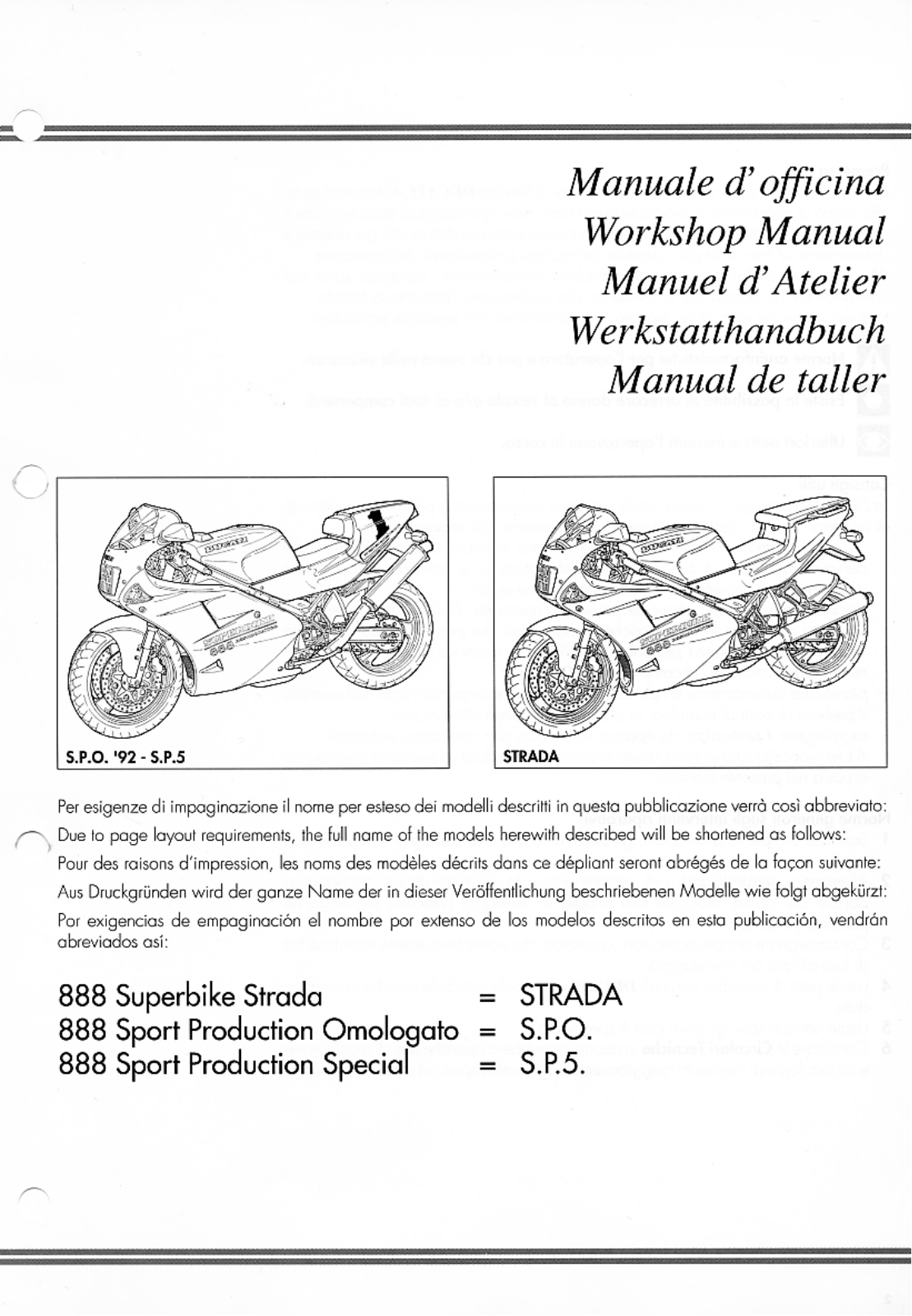 Ducati 888 workshop manua