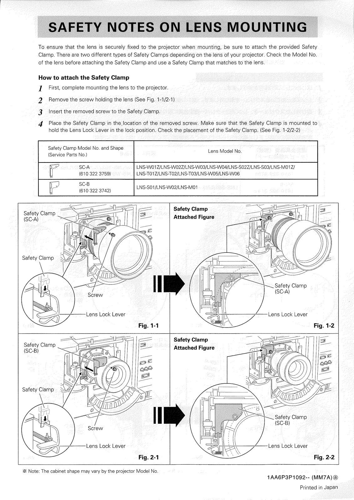 Sanyo PLC-XF46E User Manual