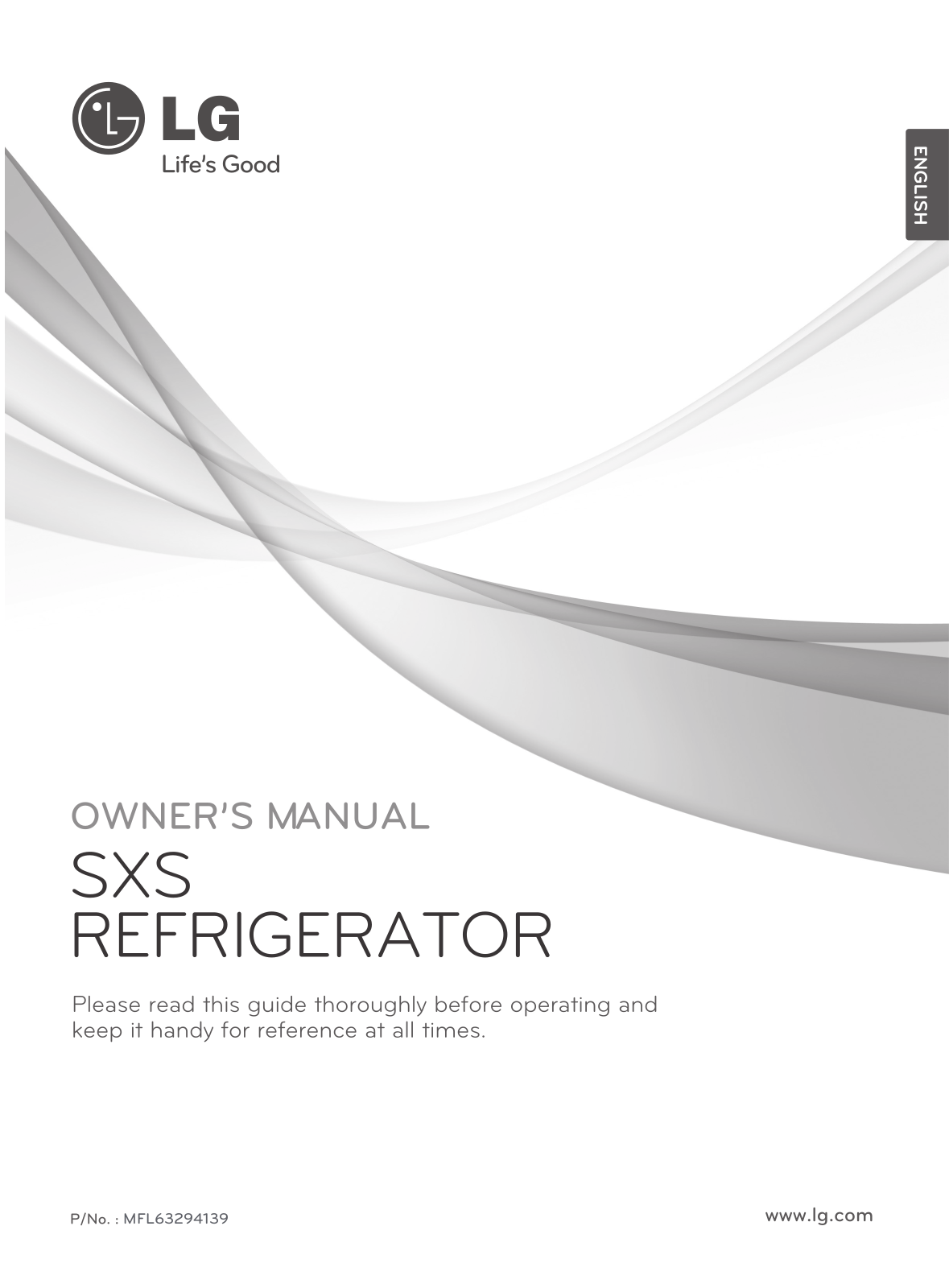 LG GR-B206CVC Owner’s Manual