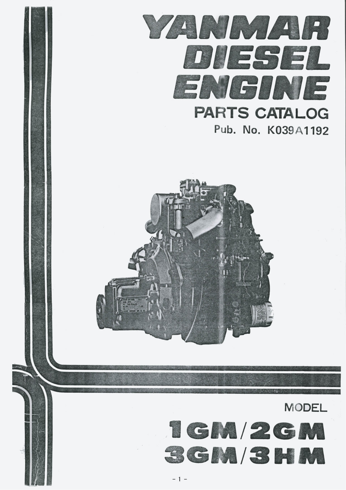 Yanmar 3HM, 1GM User Manual