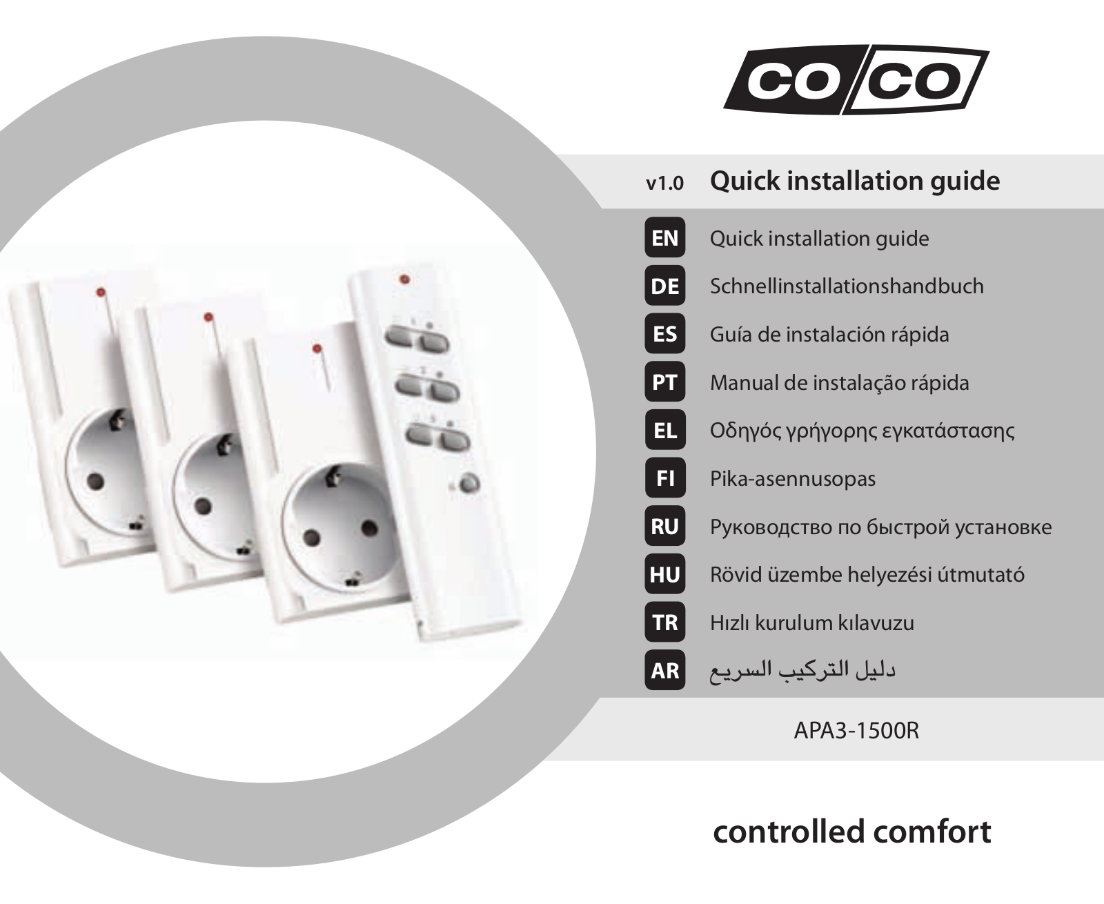 Coco APA3-1500R User Manual