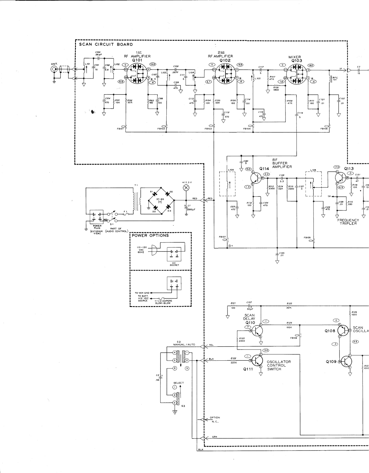 Heath Company GR-110 Schematic