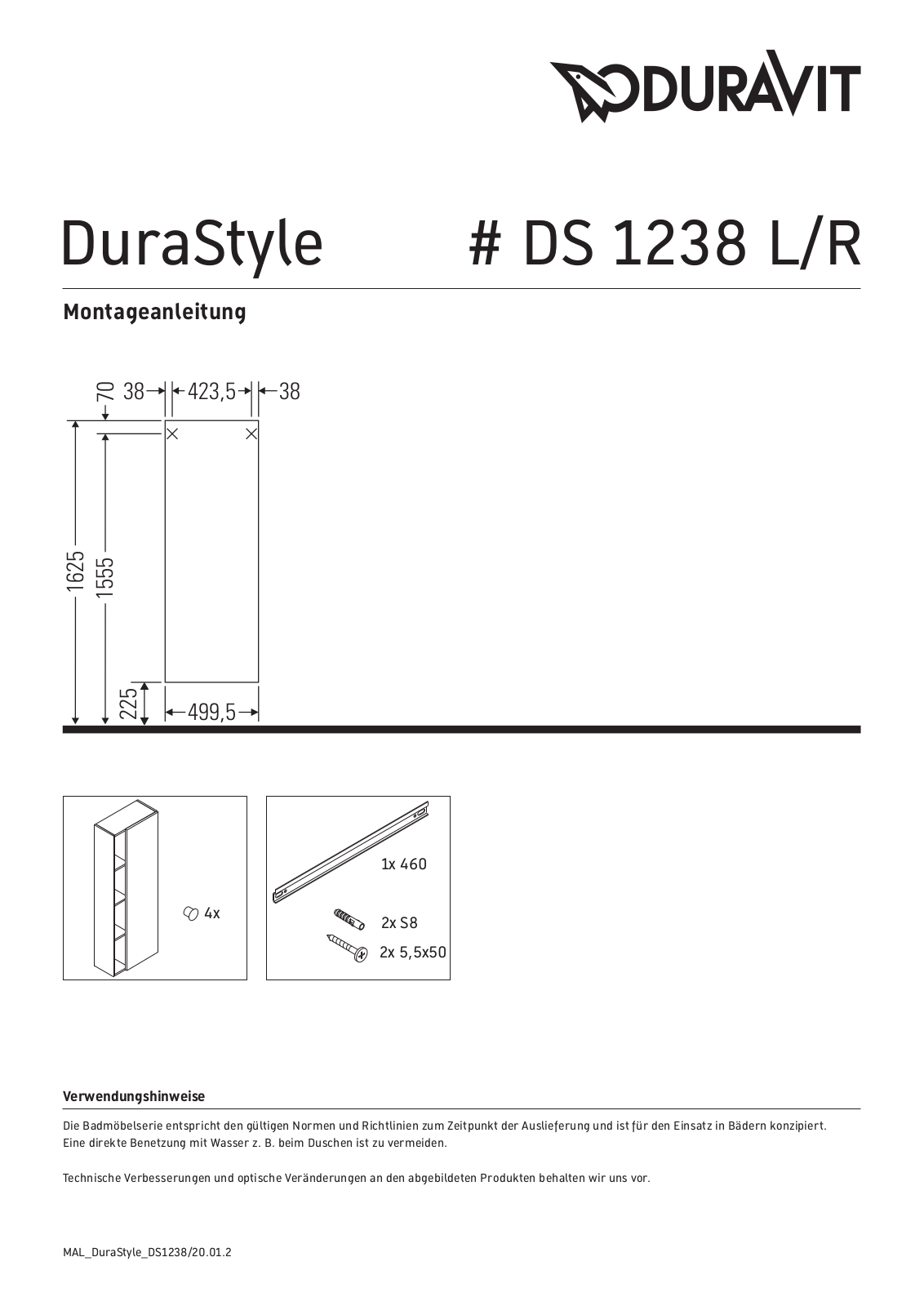 Duravit CBWE1765 Installation & Assembly - ManualMachine.com