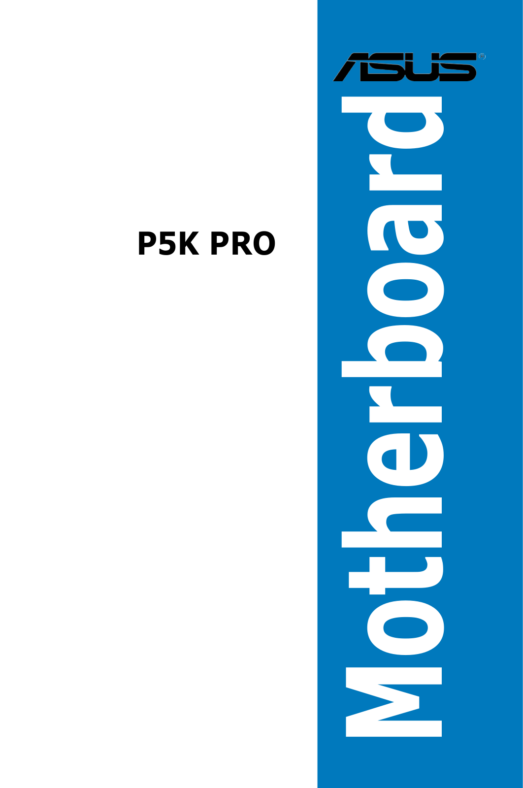 Asus P5K PRO User Manual