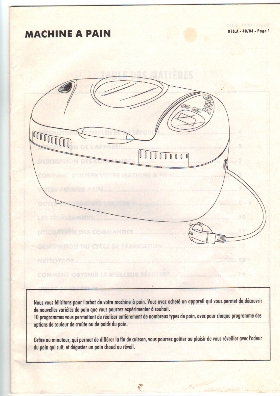 EUREKA XBM 538 User Manual - ManualMachine.com