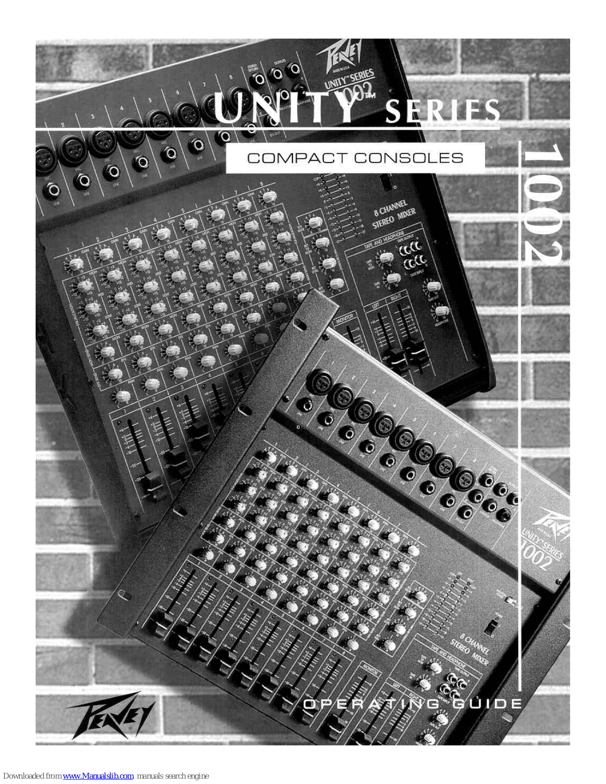 Peavey UNITY 1002 series Operating Manual