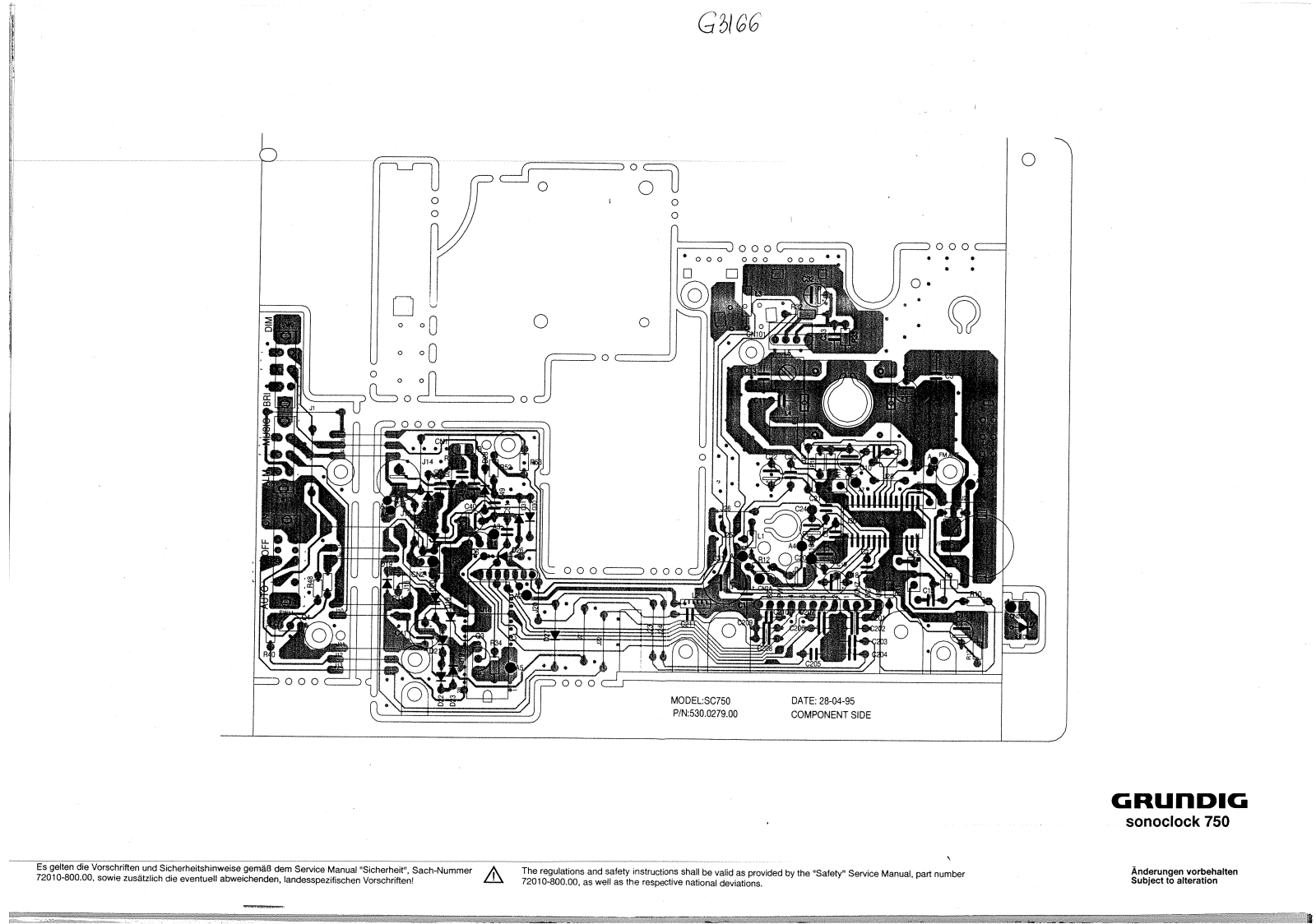 Grundig Sonoclock-750 Schematic