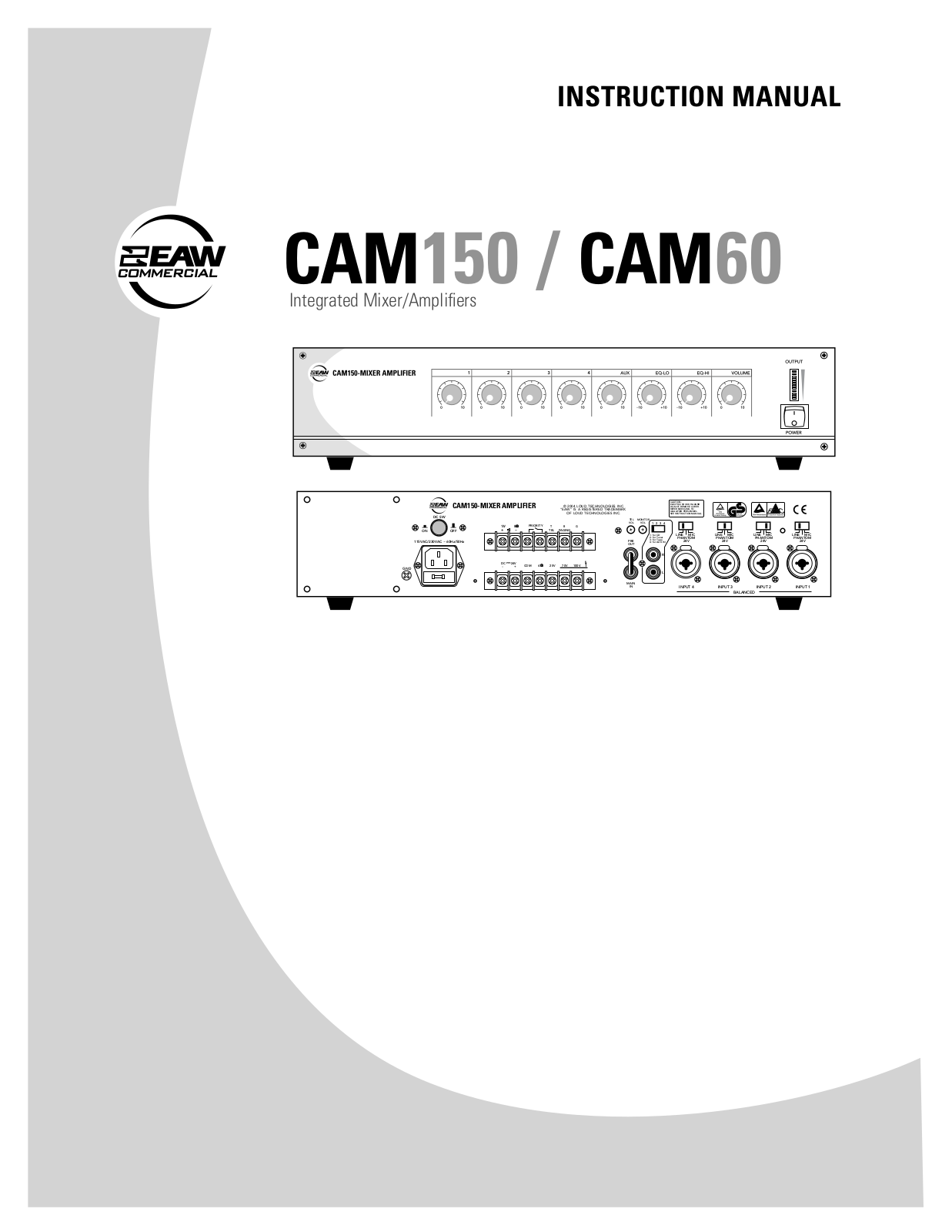 Phantom Tech CAM60 User Manual