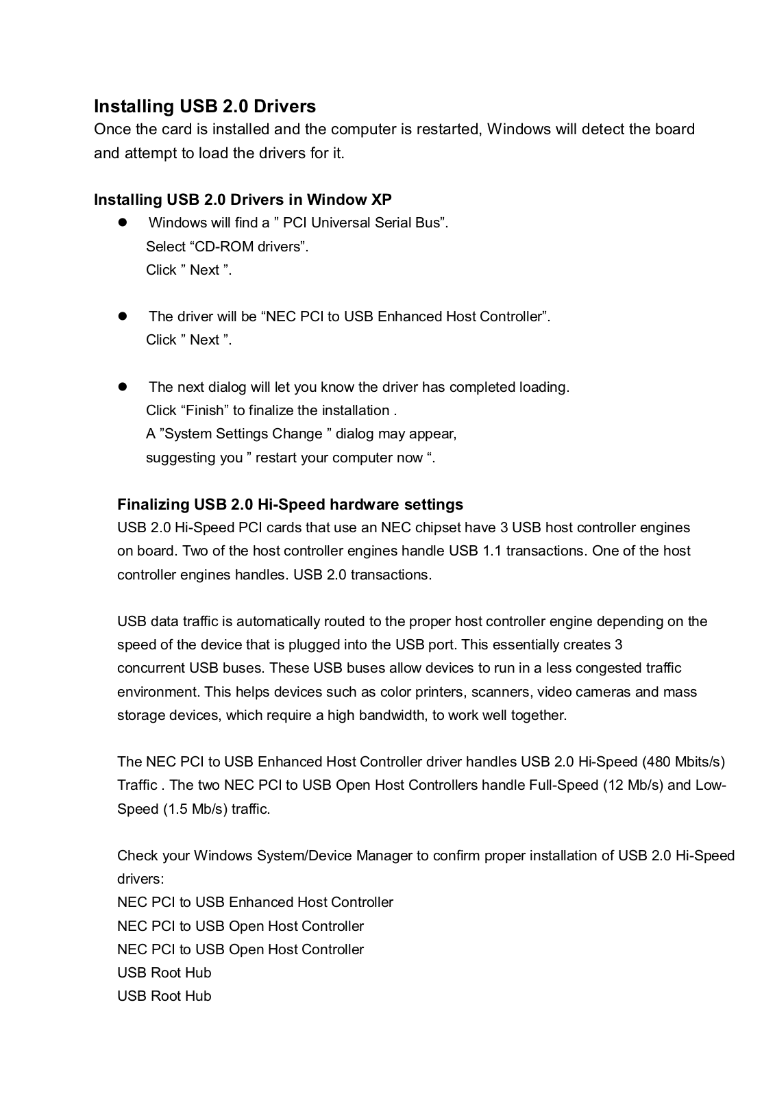 Kanguru USB CARDBUS ADAPTER User Manual