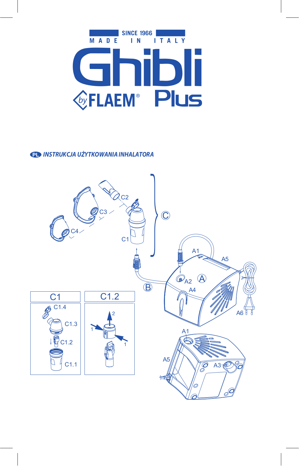 FLAEM NUOVA Ghibli Plus 0.32 ml/min User guide - ManualMachine.com