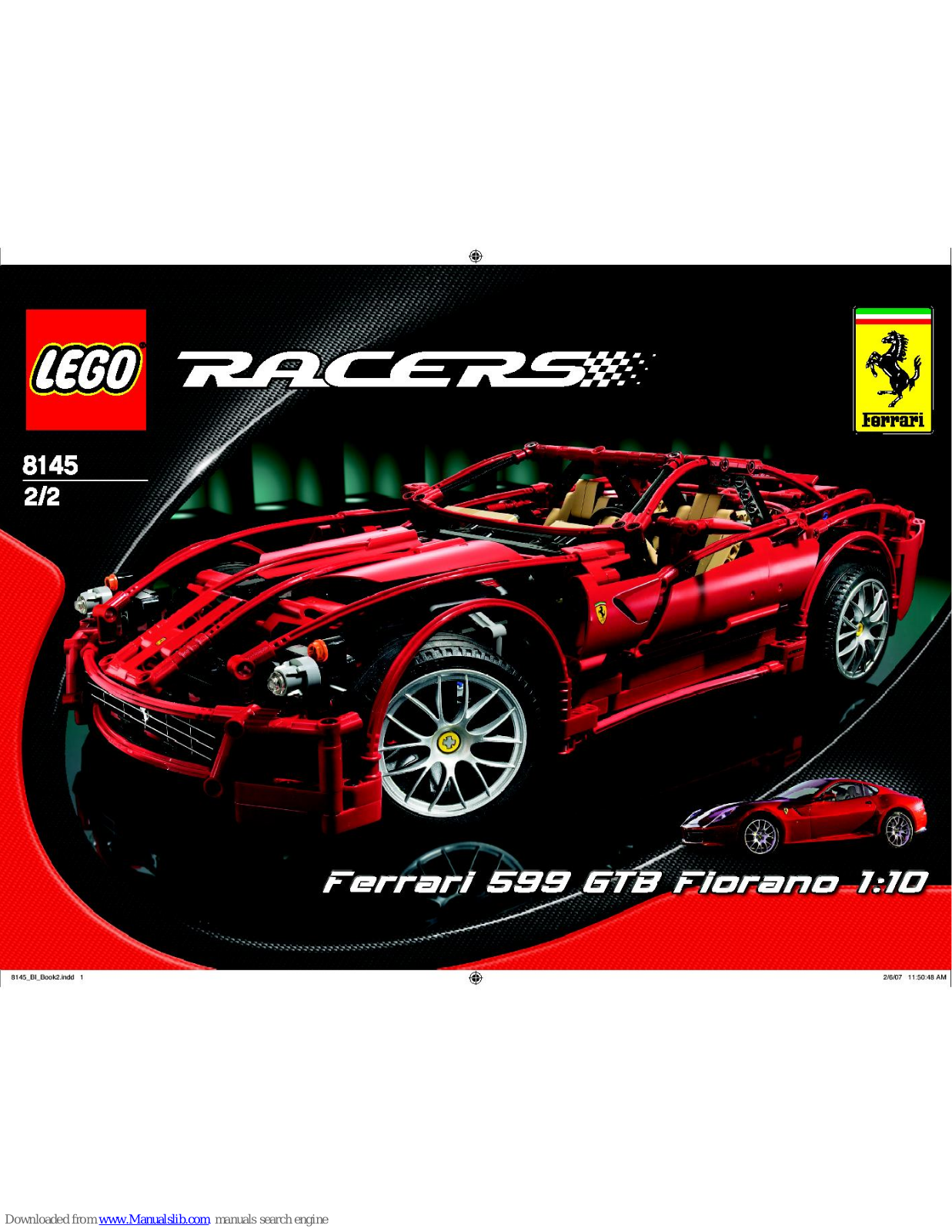 LEGO Racers 8145 2/2 Assembly Instructions Manual