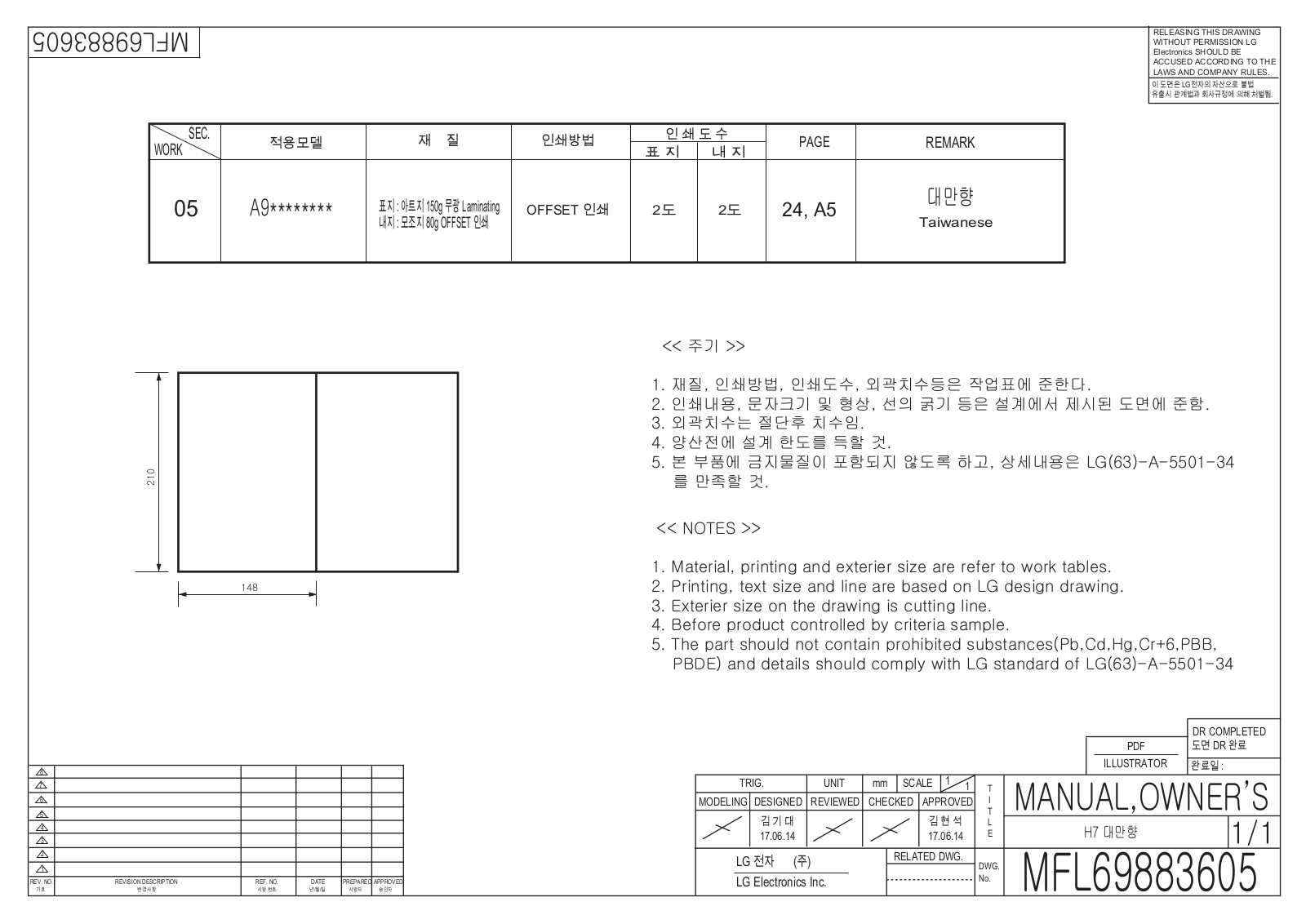 LG A9BEDDING User manual